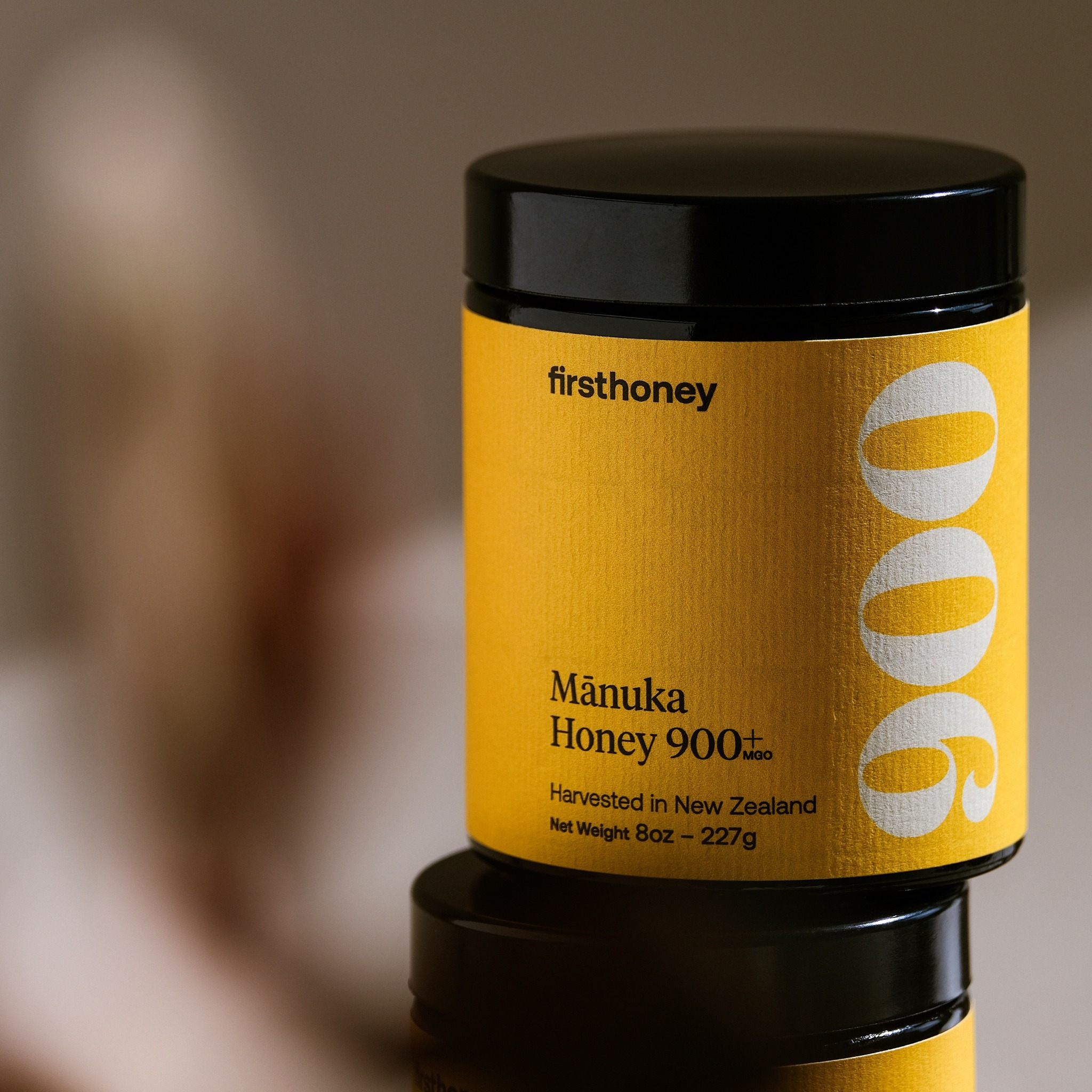 First Honey Facebook ad: Premium Mānuka Honey 900+ MGO