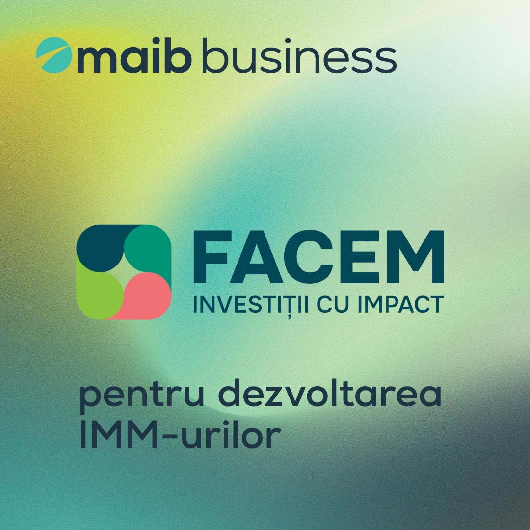 maib business Facebook ad: Investițiile bune sunt cele care vă dezvoltă afacerea…