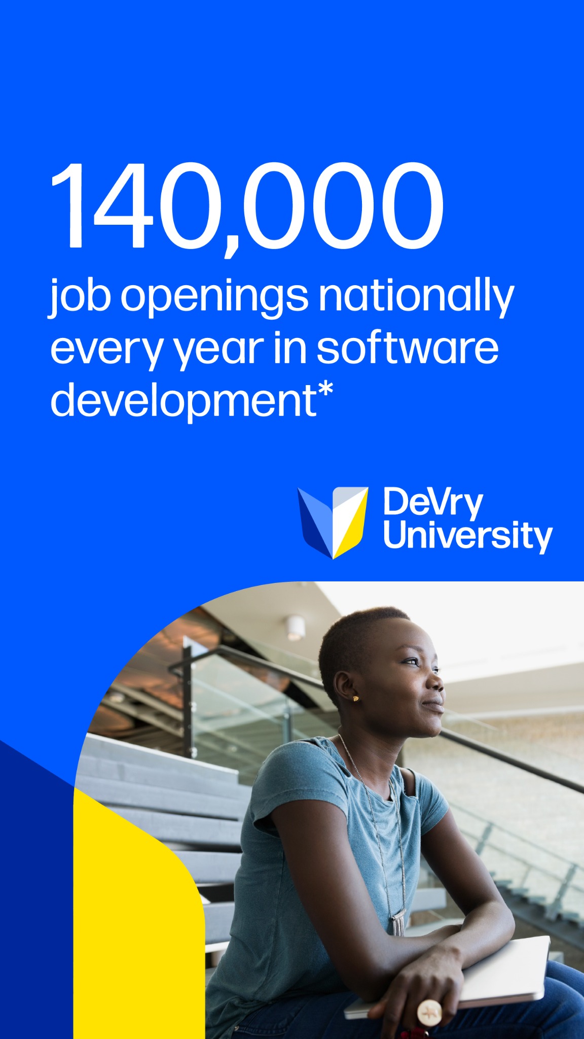DeVry University Facebook ad
