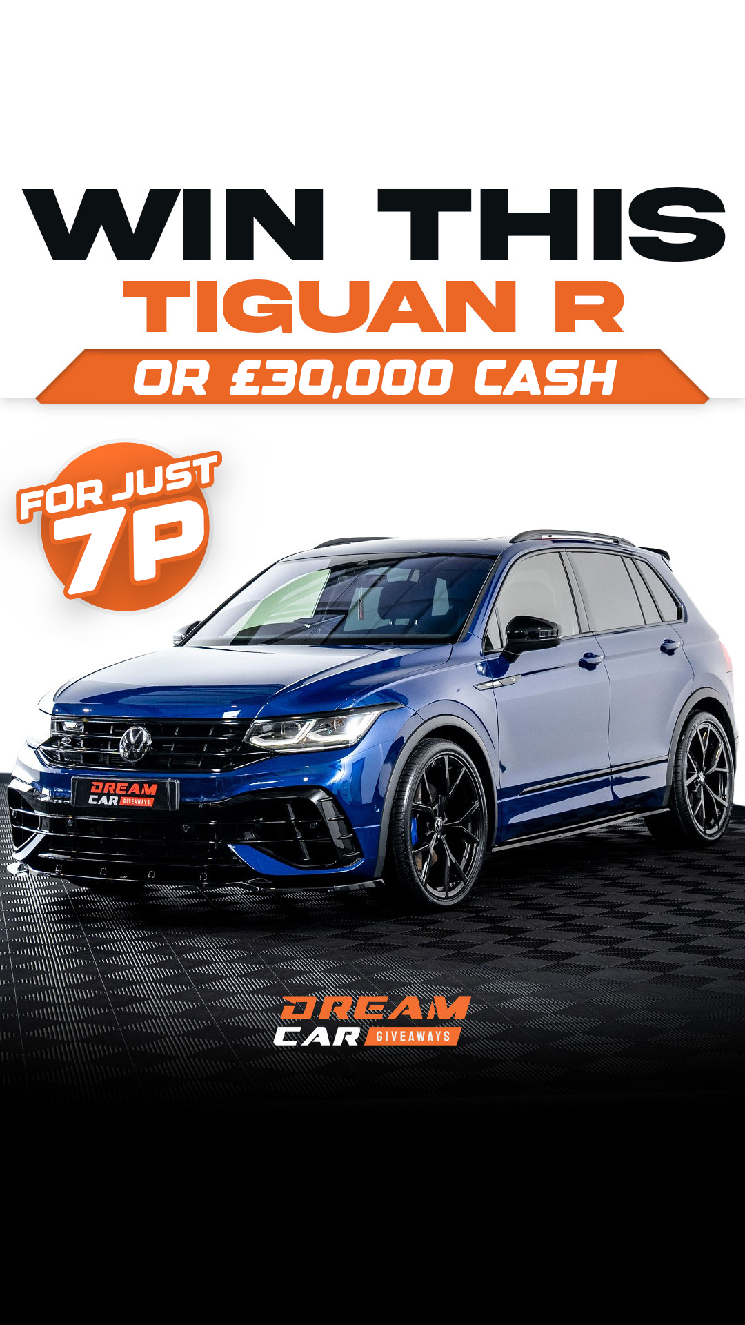 Dream Car Giveaways Facebook ad