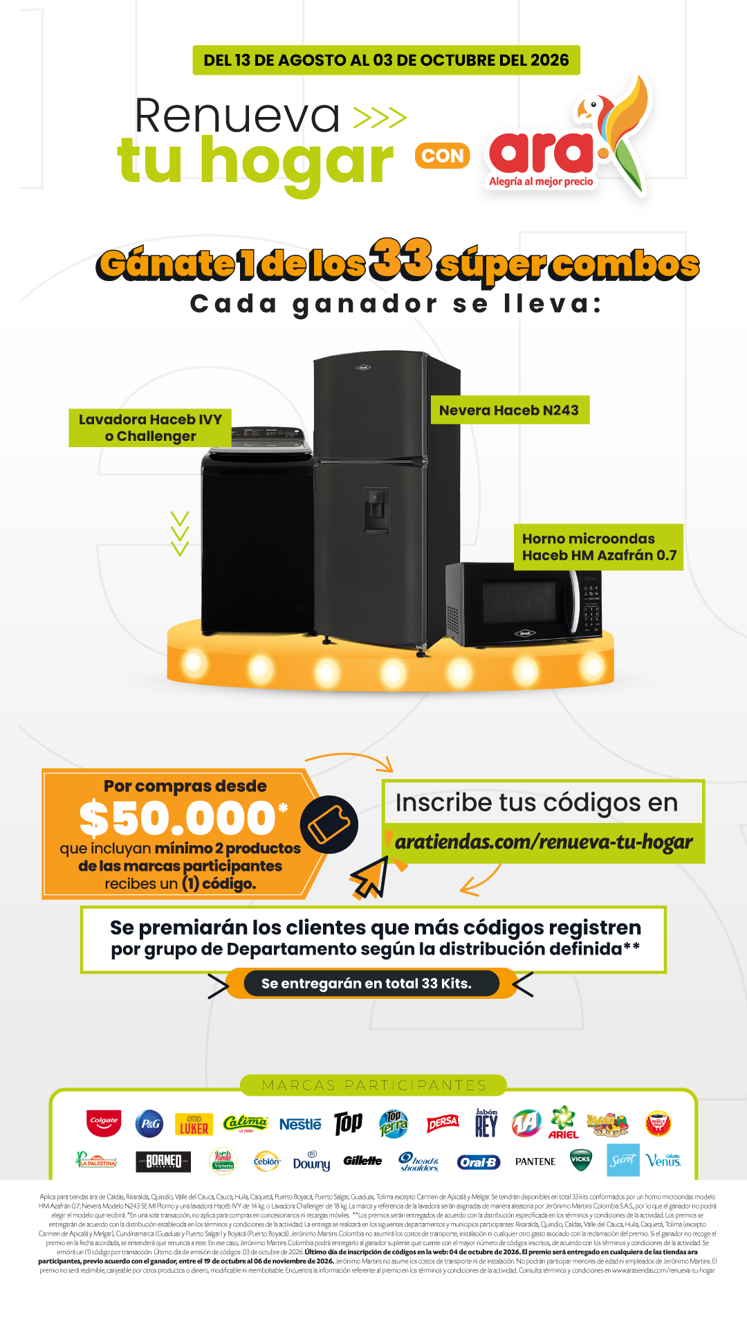 Tiendas ara Facebook ad: Renueva tu hogar