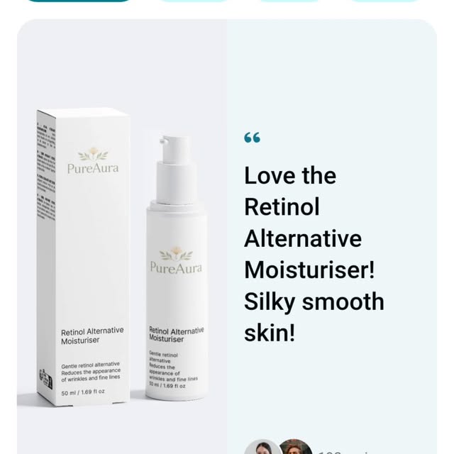 PureAura Facebook ad: Luxury body care made clean.