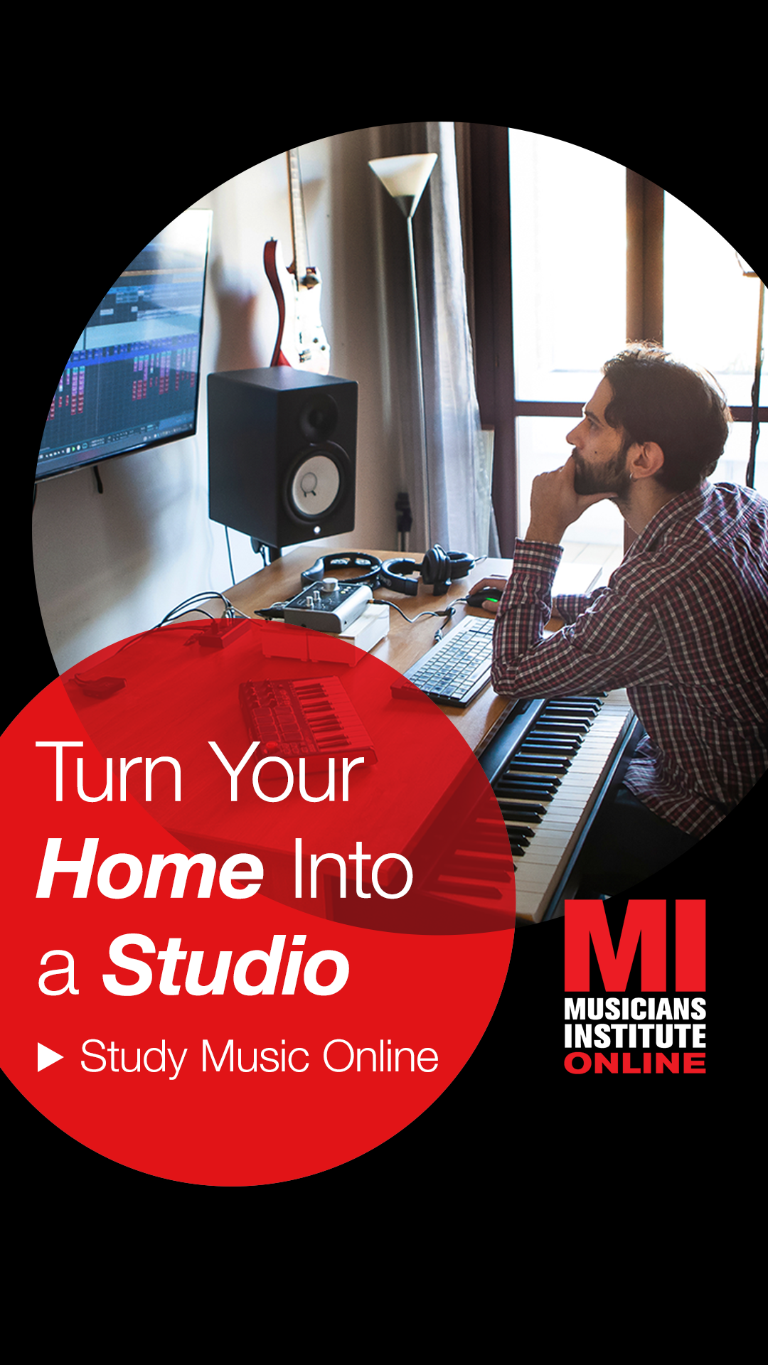Musicians Institute Facebook ad from Feb 26, 2026