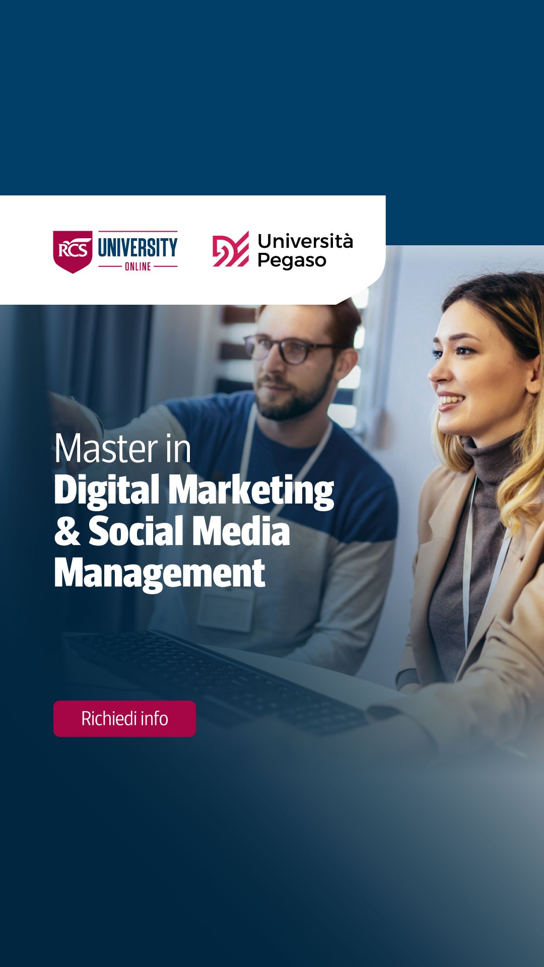 Università telematica Pegaso Facebook ad from May 28, 2026