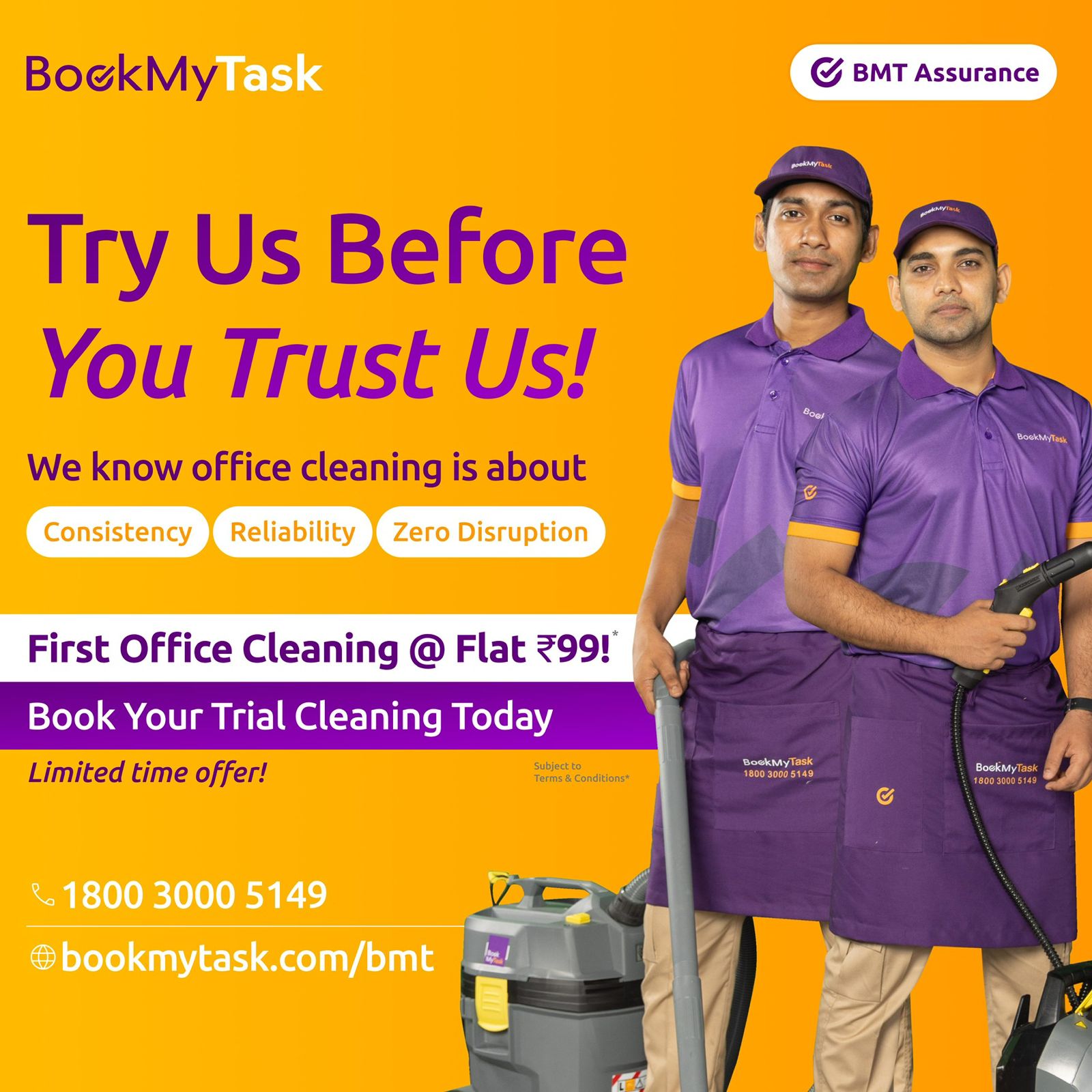 Bookmytask Facebook ad