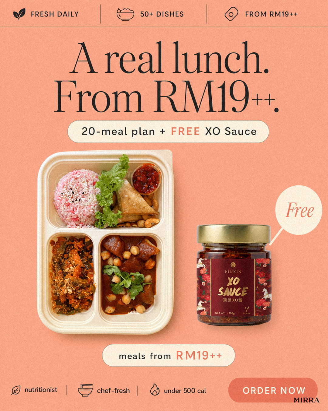 Mirra Meals Facebook ad