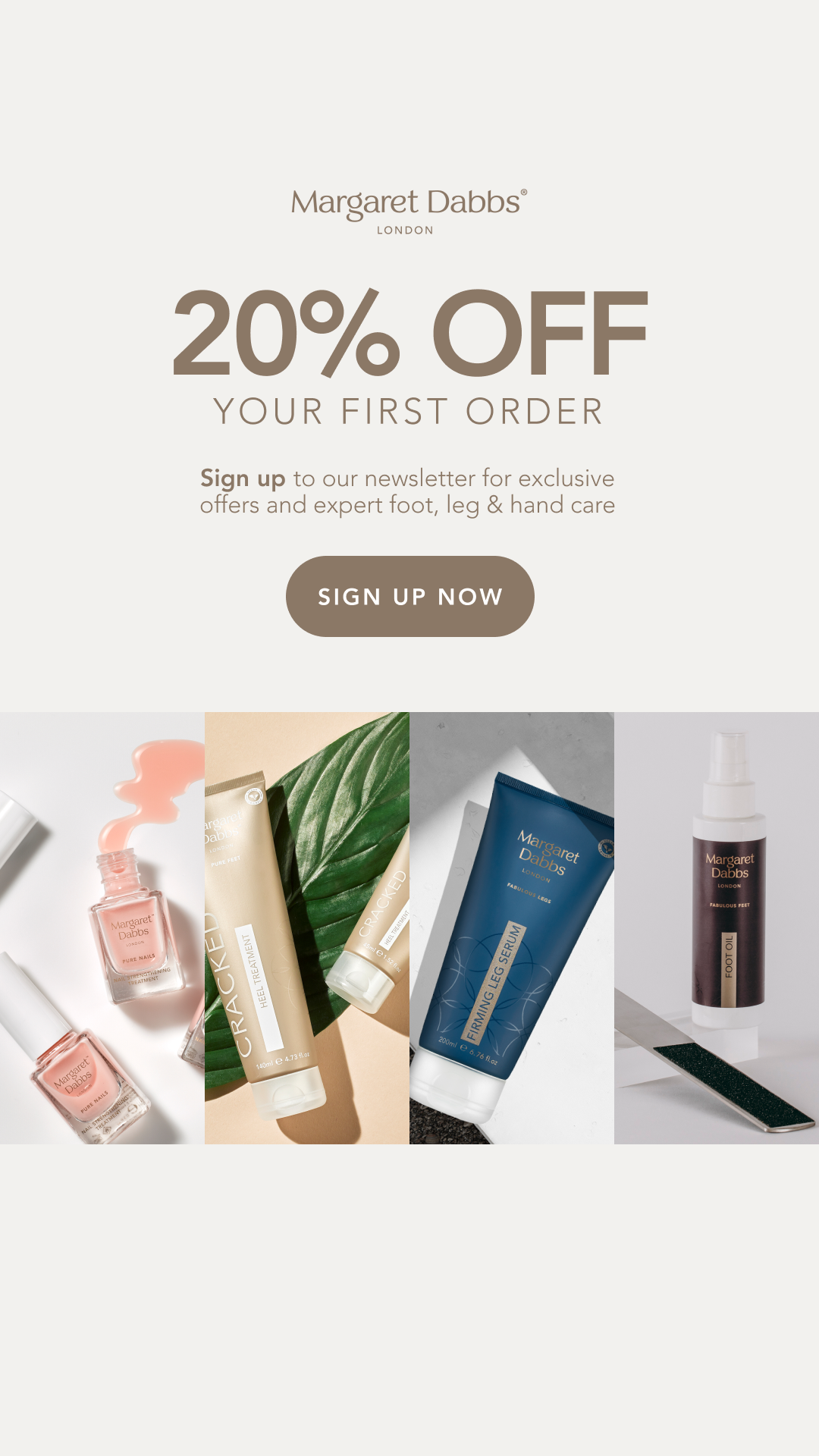 Margaret Dabbs London Facebook ad from Aug 13, 2025