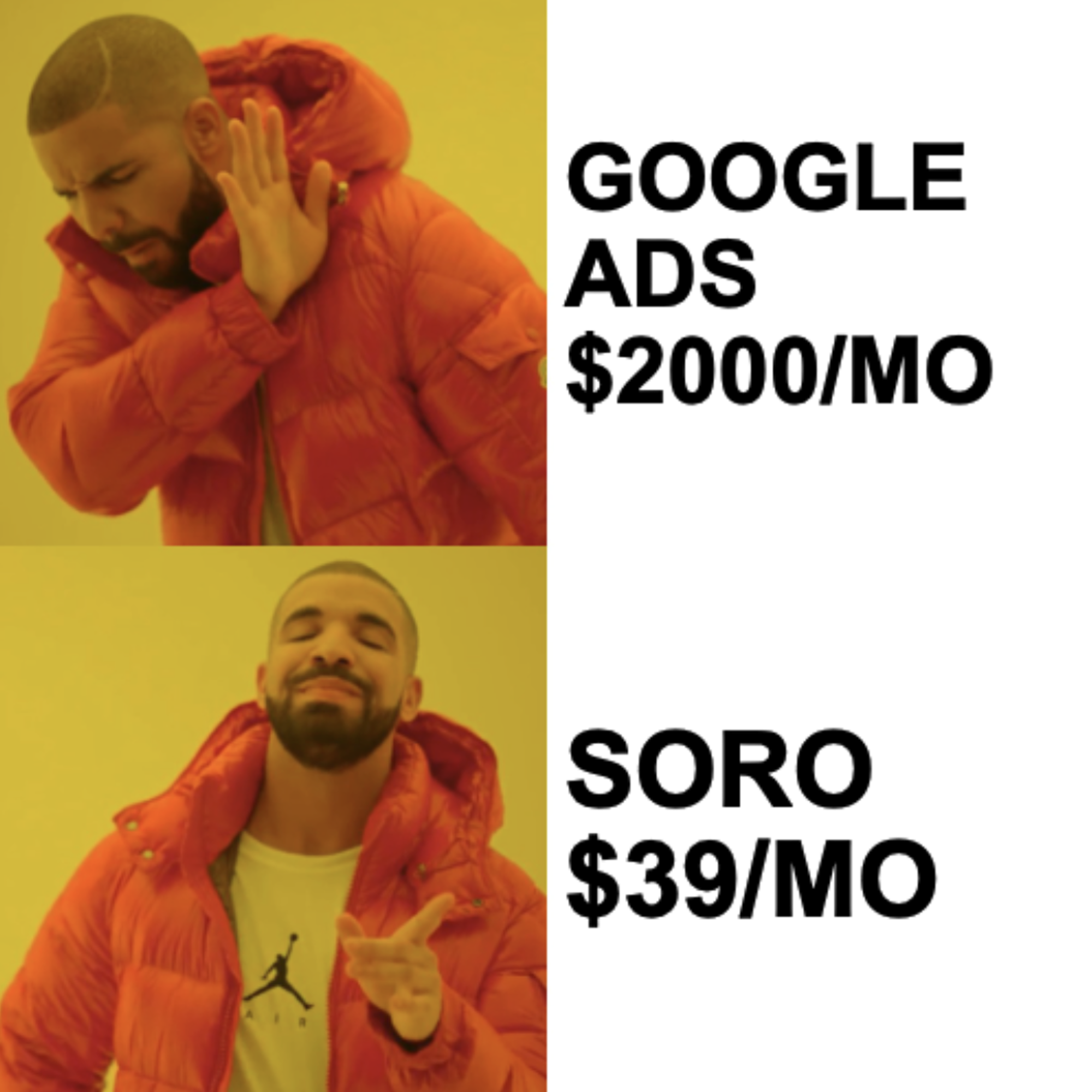Soro SEO Facebook ad