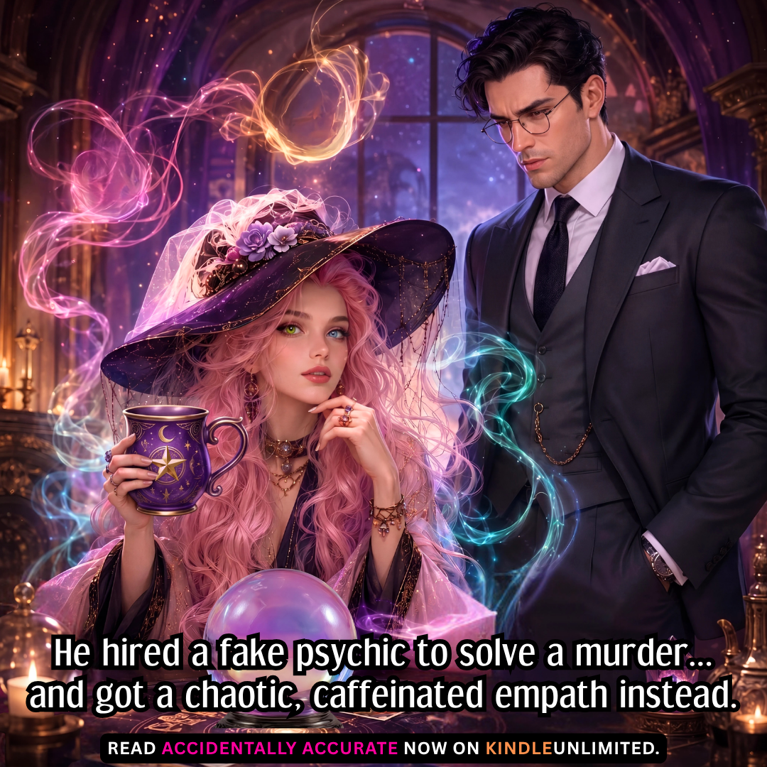 Roxie Ray Romance Reads Facebook ad: Her gift? Chaos. His curse? Liking it.