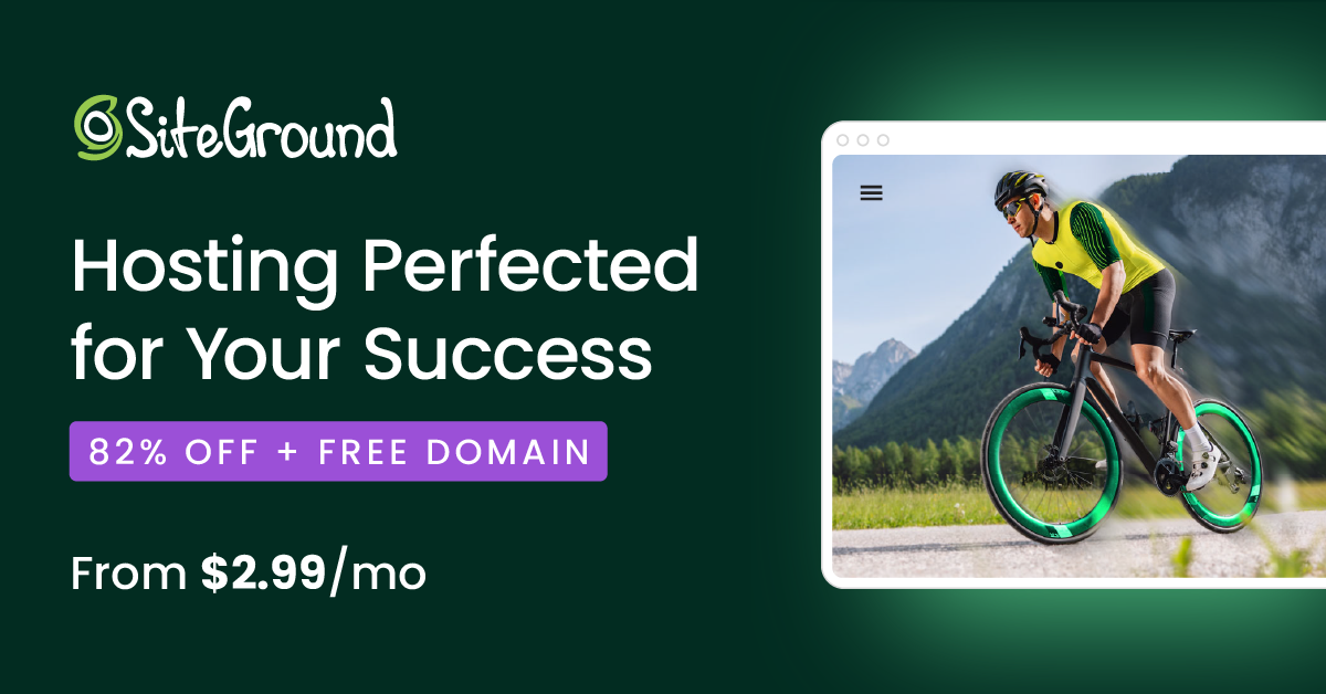 SiteGround Facebook ad