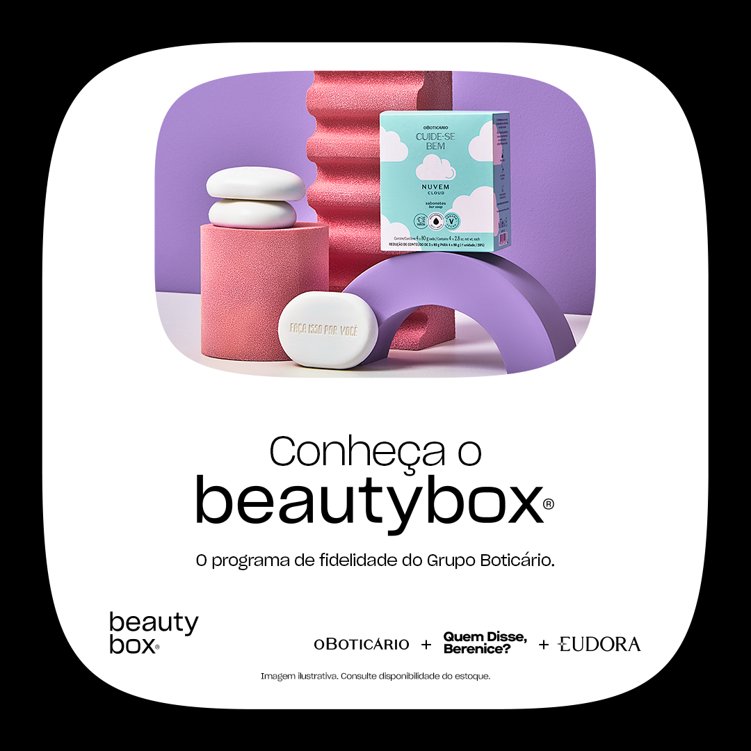 O Boticário Facebook ad: Conheça o Beautybox!