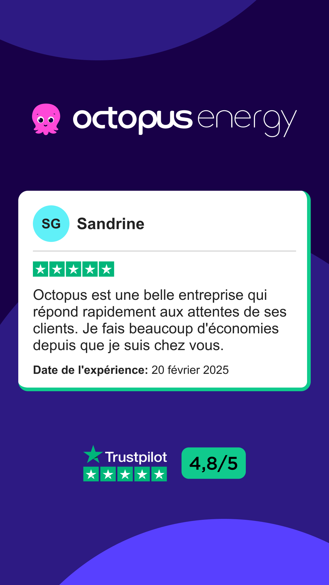 Octopus Energy Facebook ad