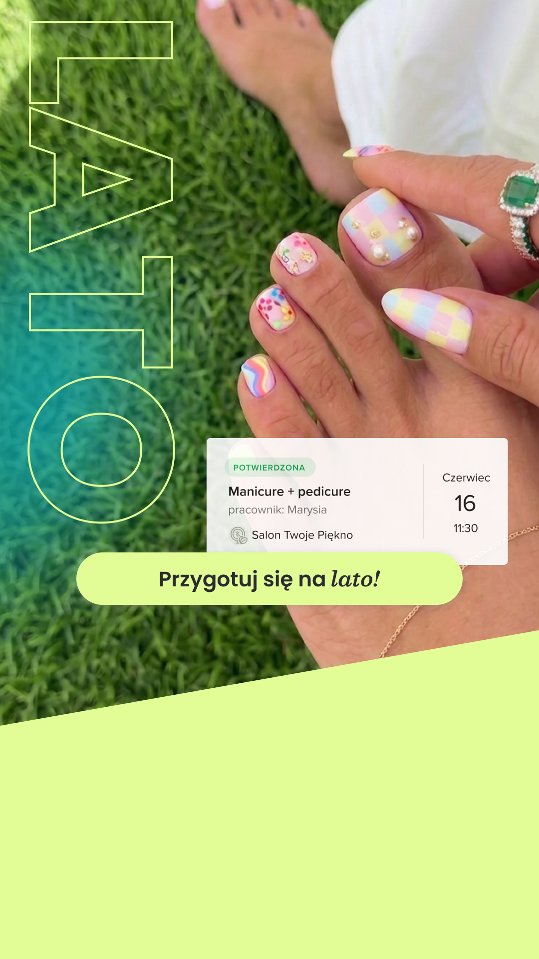 Booksy Facebook ad
