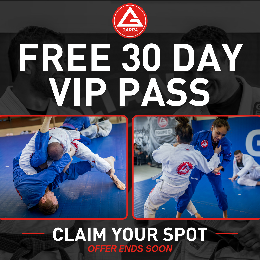 Gracie Barra Pasadena Jiu-Jitsu & Self-Defense Facebook ad: FREE FOR 30 DAYS