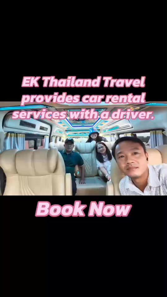EK Thailand Travel Facebook ad: PRIVATE CAR RENTAL WITH DRIVER IN THAILAND |…