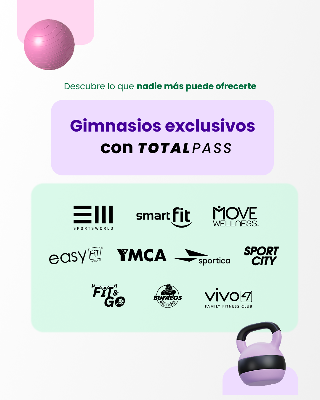 TotalPass México Facebook ad: Descarga TotalPass.