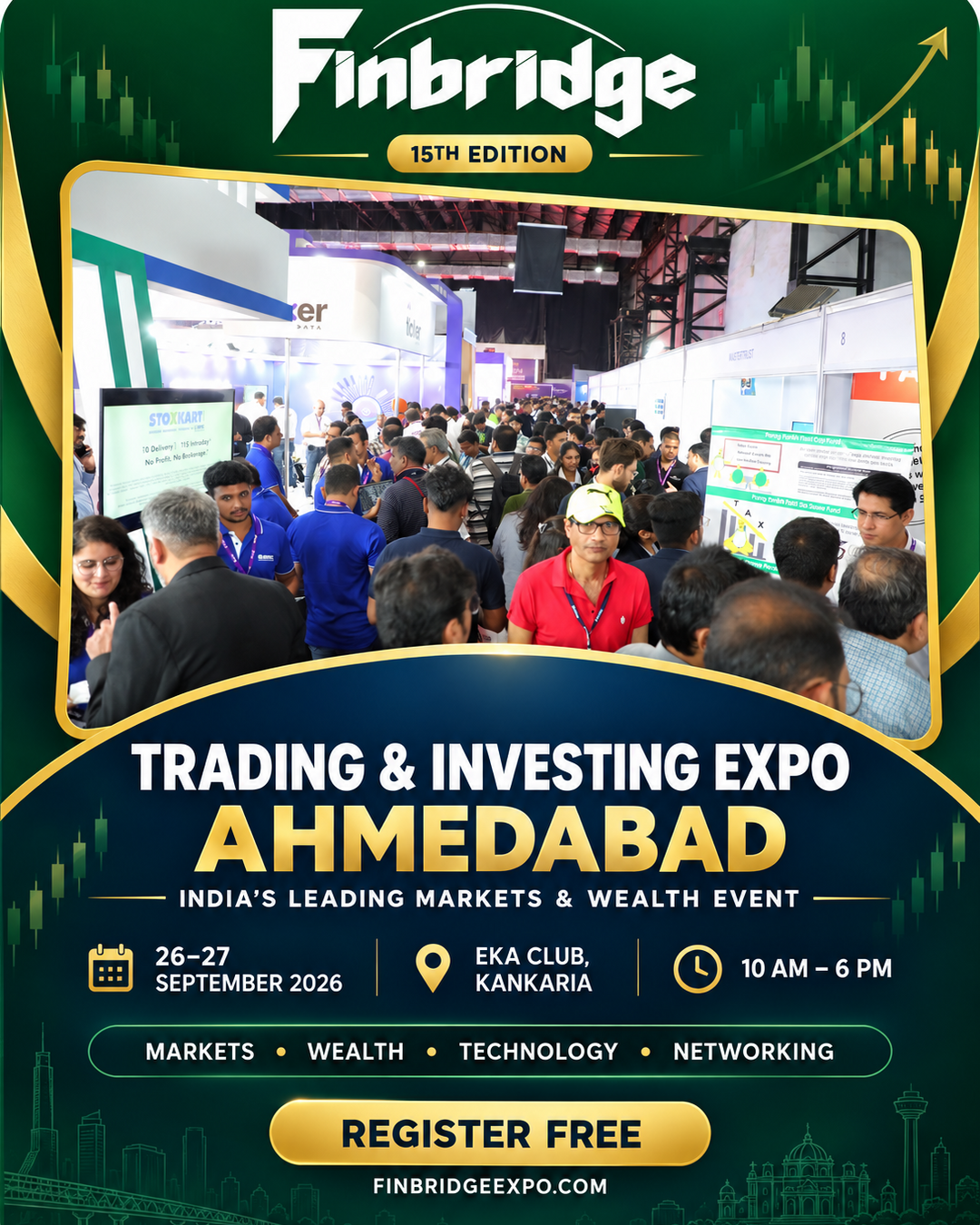 Finbridge Expo Facebook ad: Grab your free visitor pass