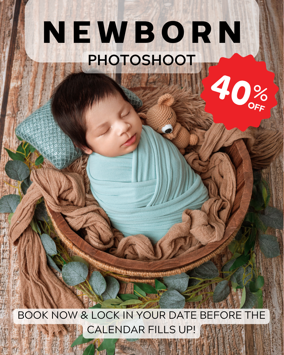 Bloom N’ Baby Studio Facebook ad