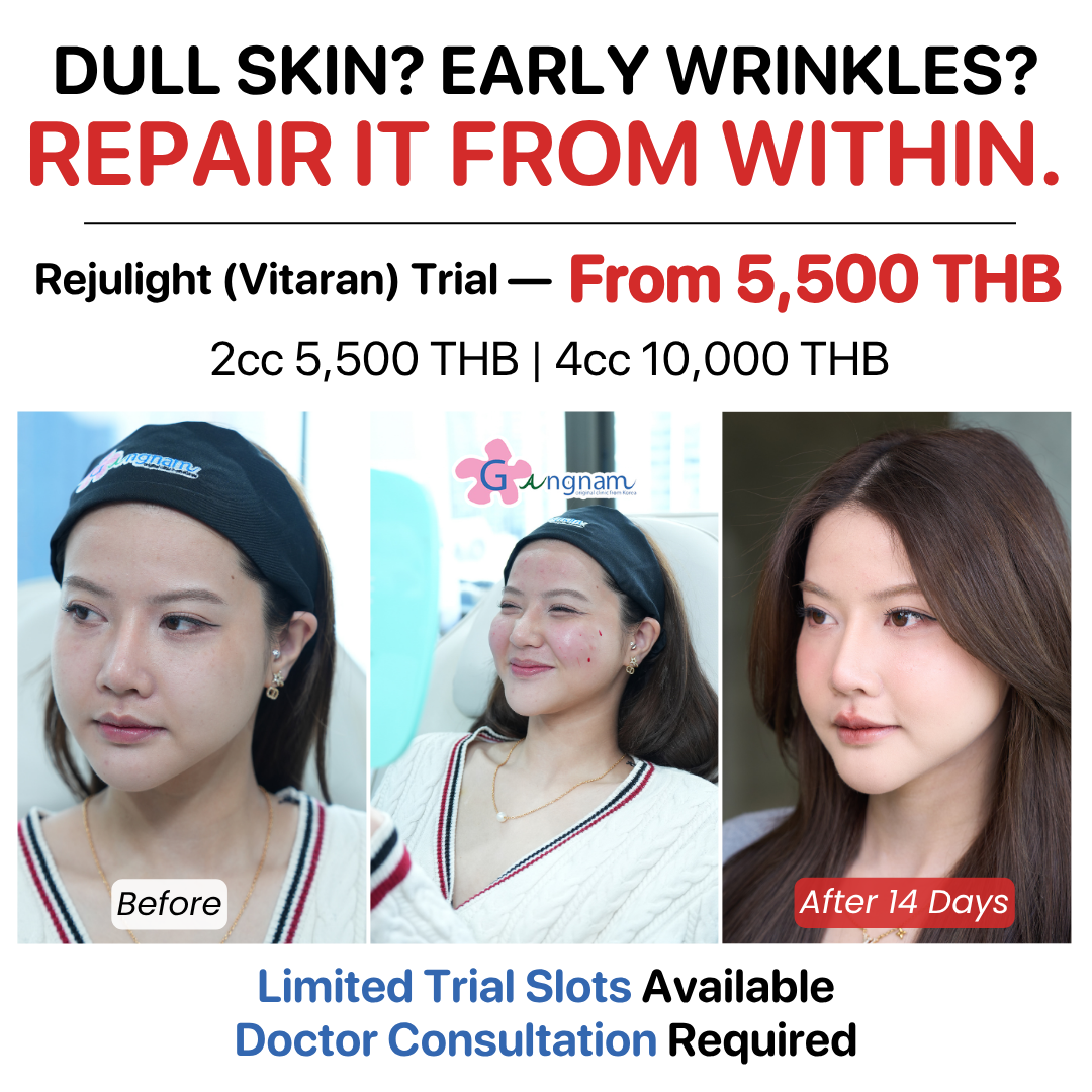 เลเซอร์กำจัดขน โบท็อก ฟิลเลอร์ by กังนัมคลินิก Facebook ad: Rejulight Skin Program | From 5,500 THB