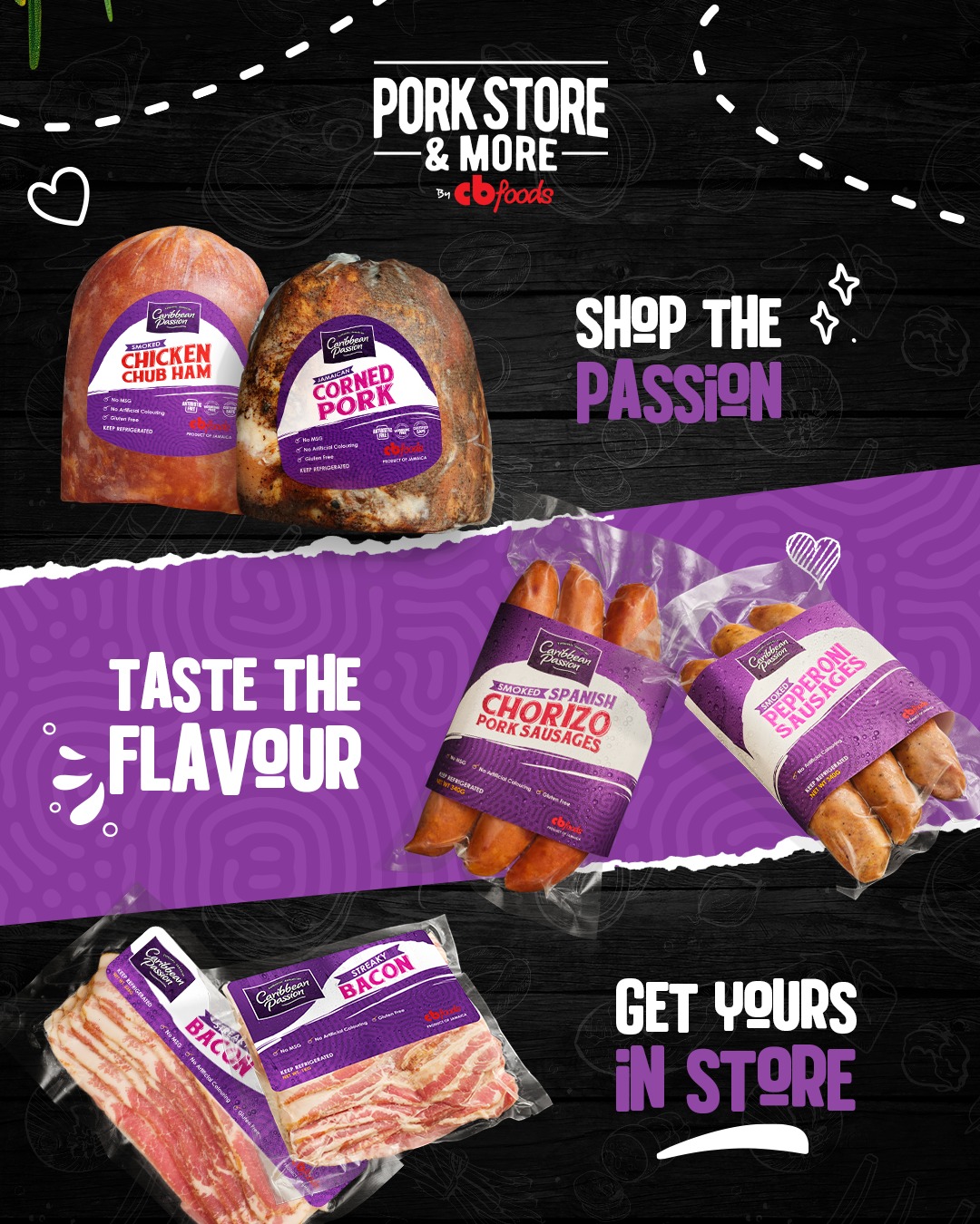 The Pork Store Facebook ad: From quick meals to hearty favourites, bring home…
