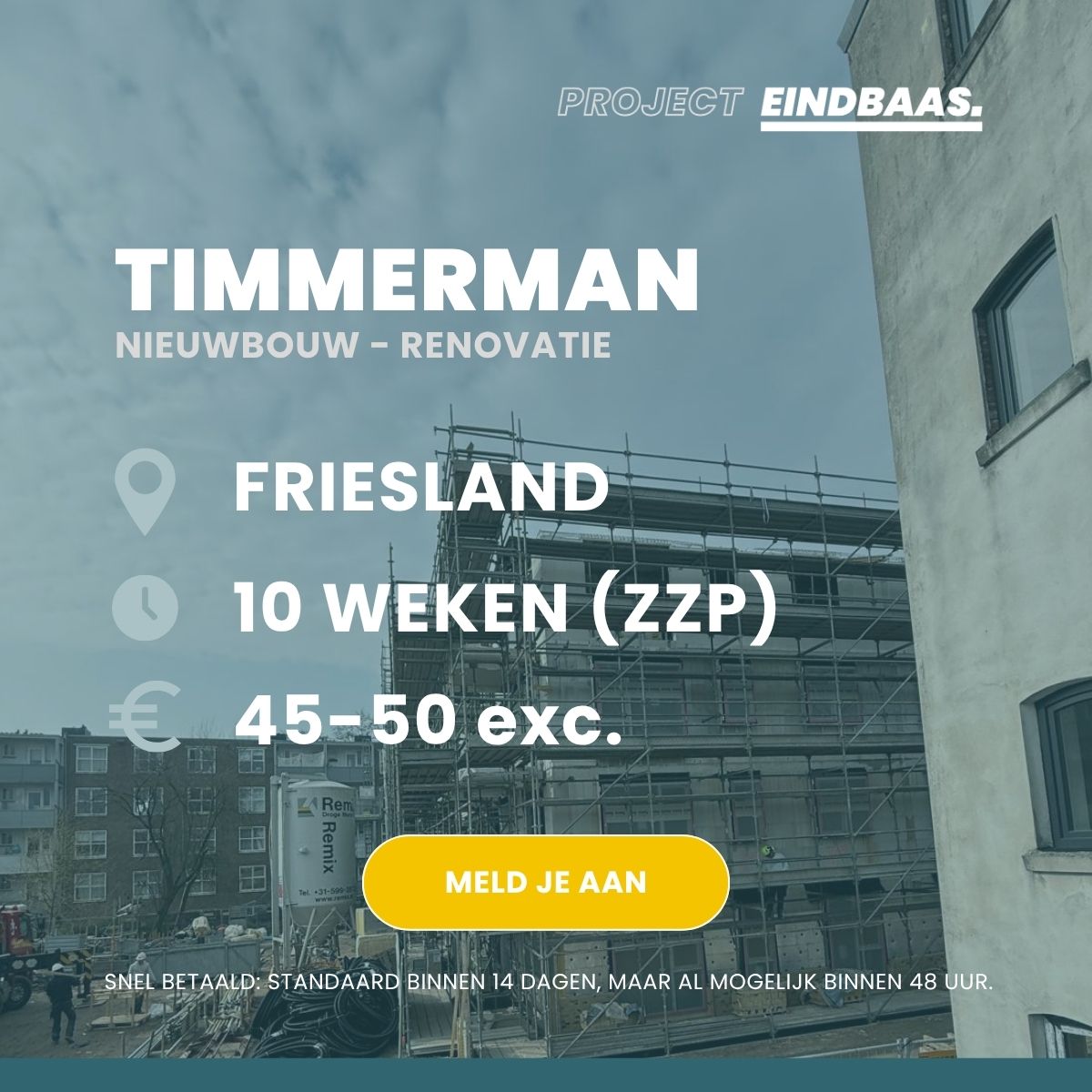 Project Eindbaas B.V. Facebook ad
