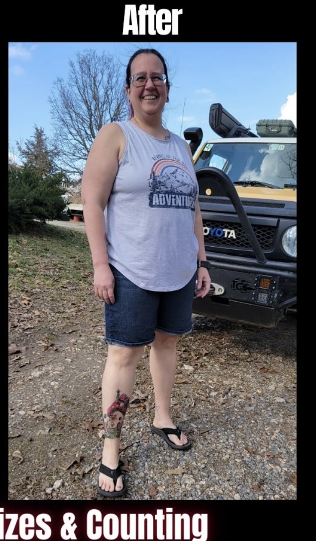 The Willetts- Online Fitness and Nutrition Coaches Facebook ad: Multiple Sizes Down, And Counting