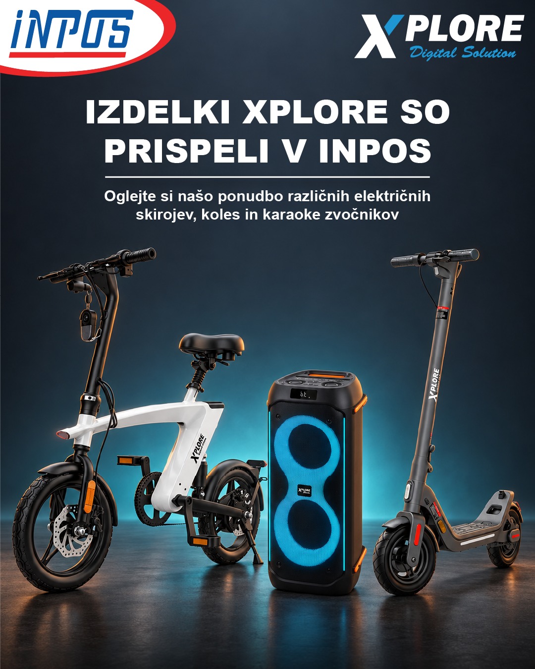 Xplore Slovenija Facebook ad: XPLORE JE PRISPEL V INPOS!
