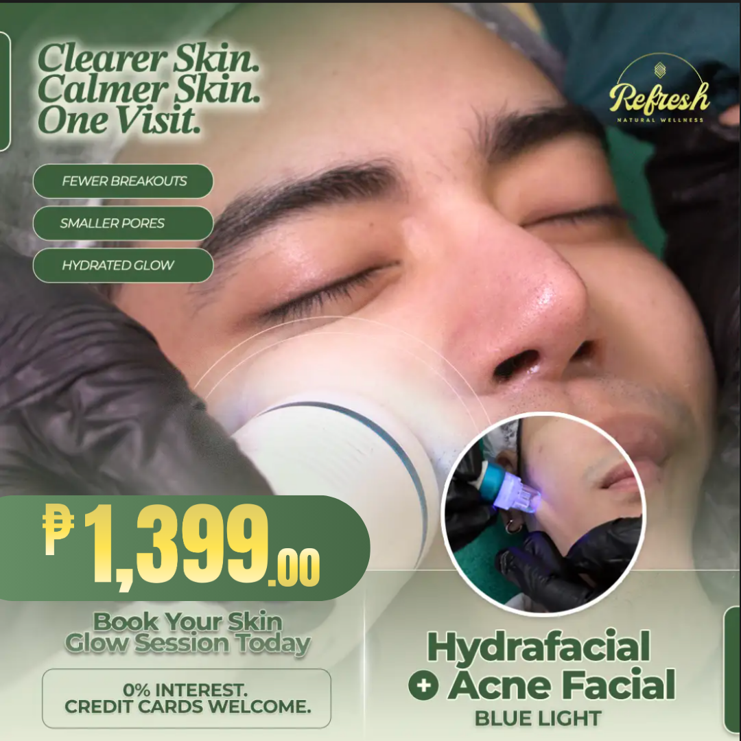 Refresh Natural Wellness - Greenhills Facebook ad: Limited Offer- Calm, Hydrated Skin Fast