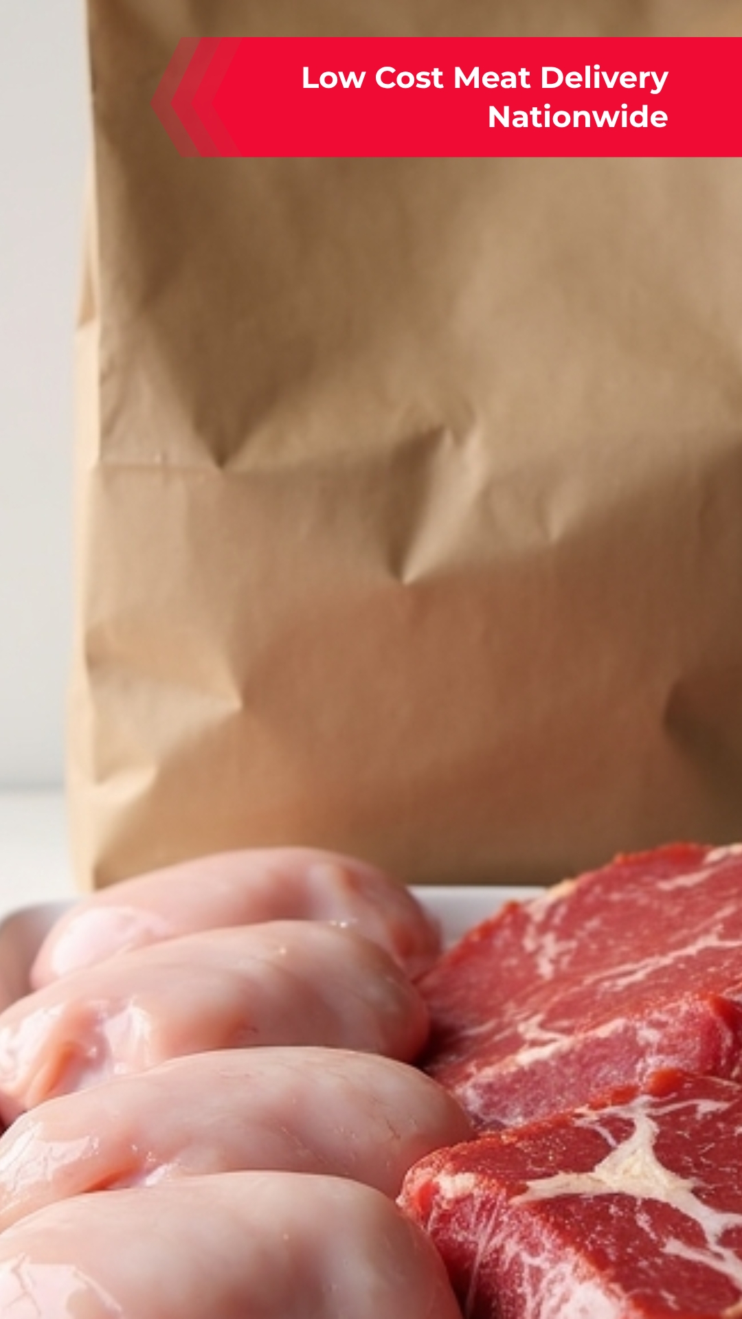 SmartSearches Alignify Facebook ad: Low Cost Meat Delivery Nationwide.