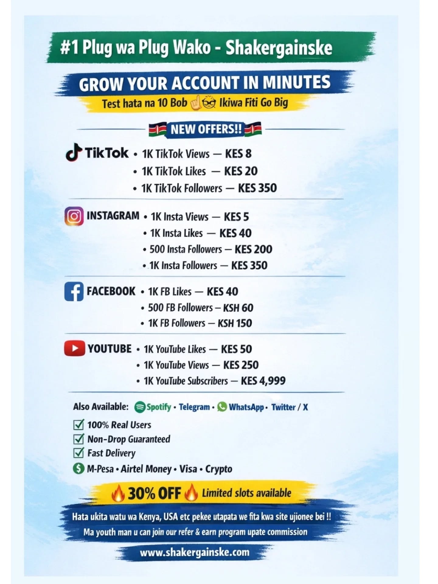 Shaker SMM Panel Facebook ad