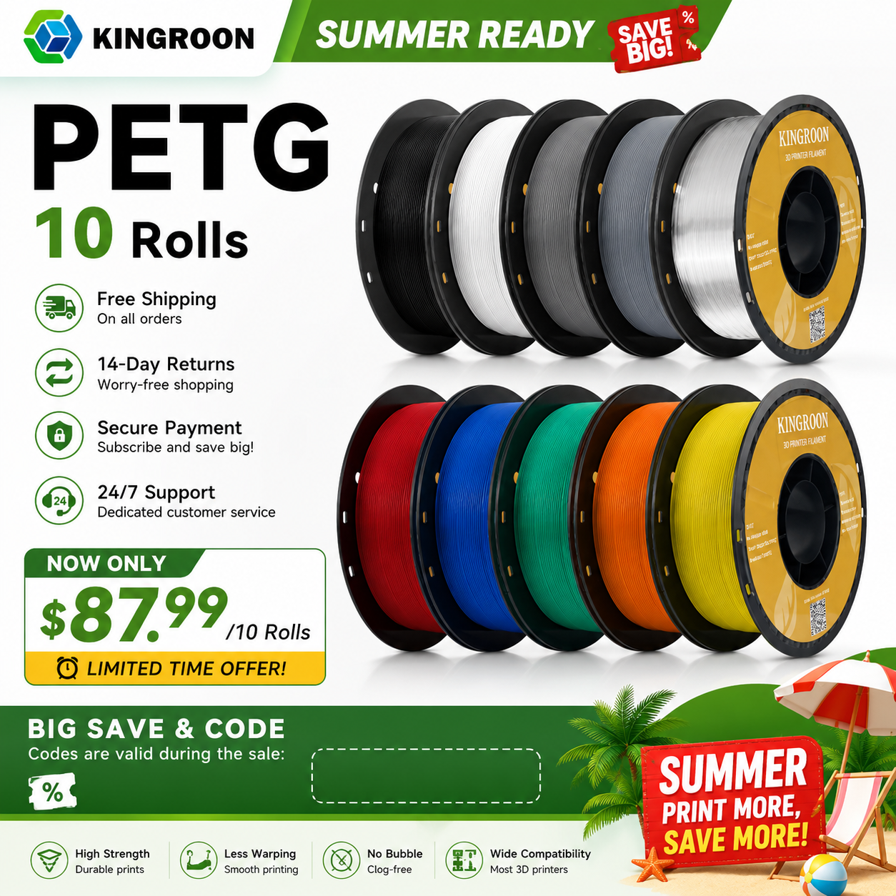 KingRoon 3D Printer Facebook ad