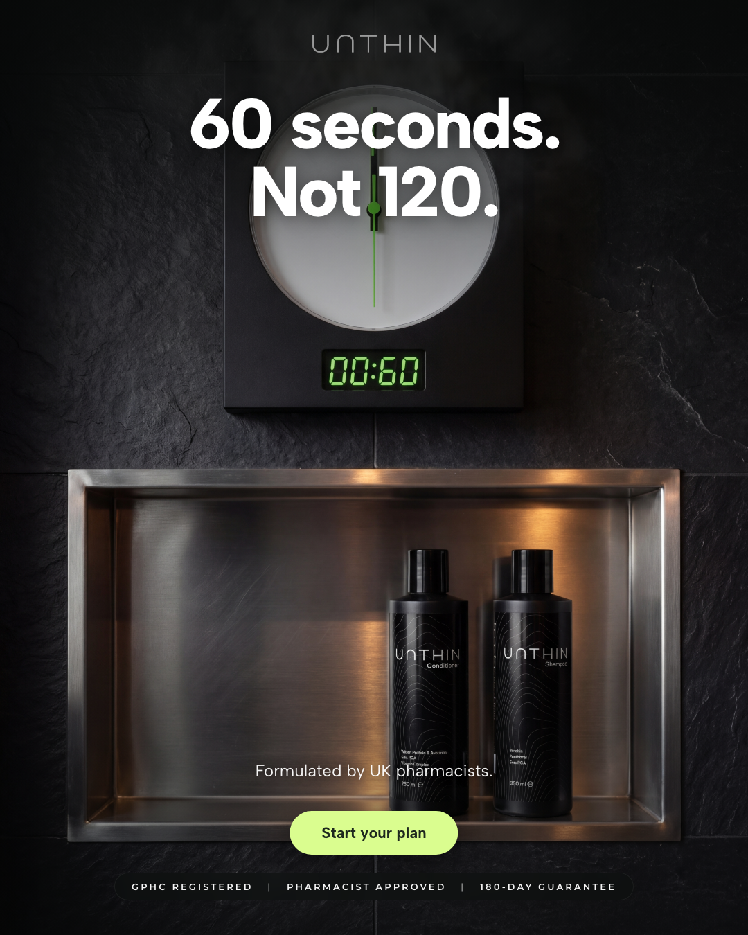 Unthinhair Facebook ad