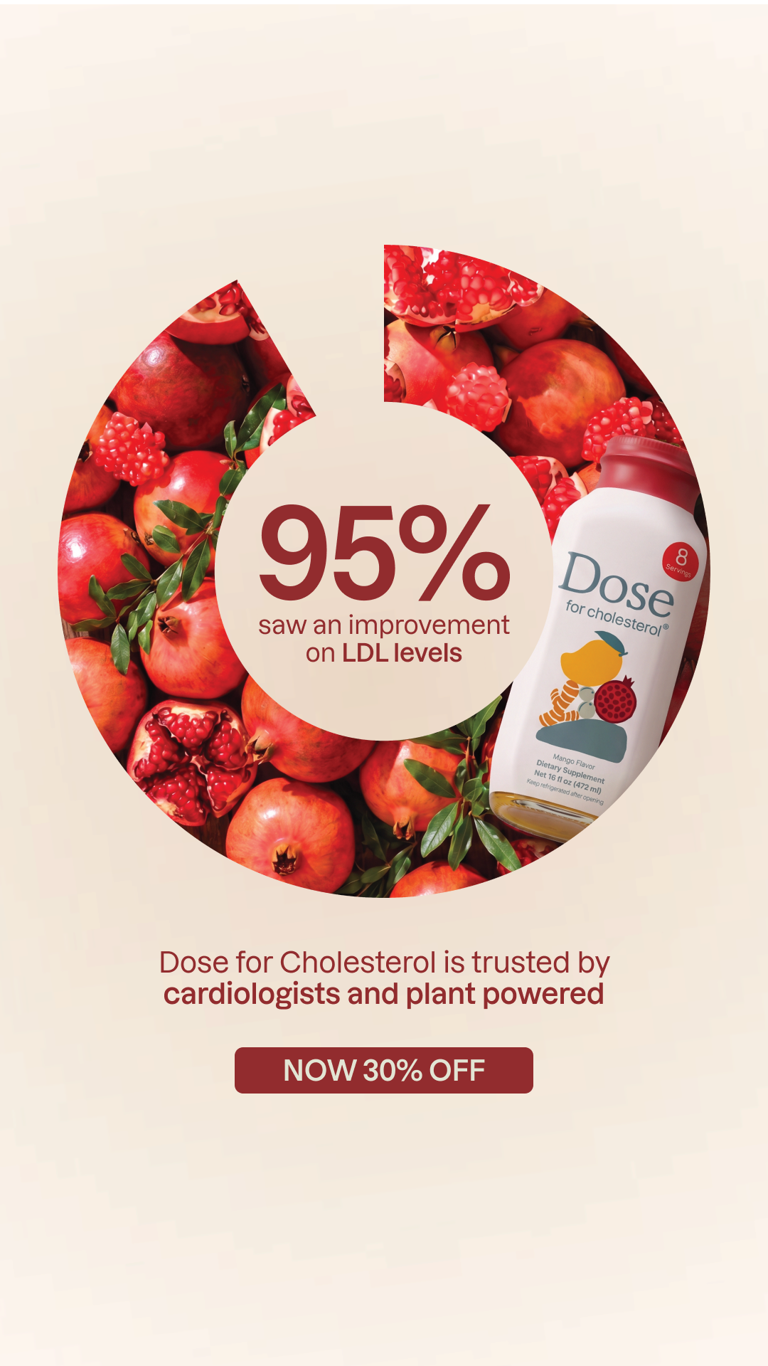 Dose for Cholesterol Facebook ad