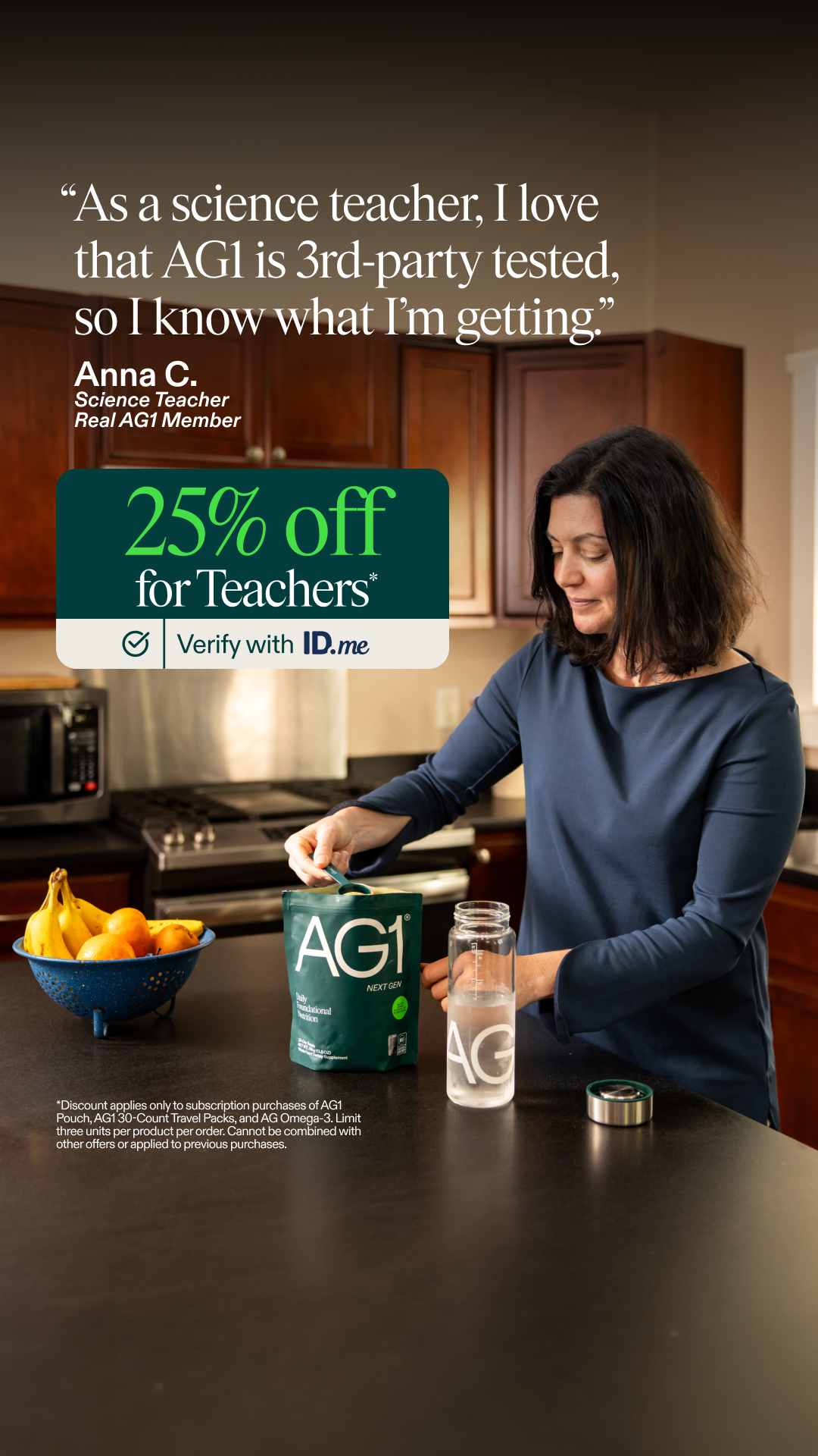 AG1 by Athletic Greens Facebook ad