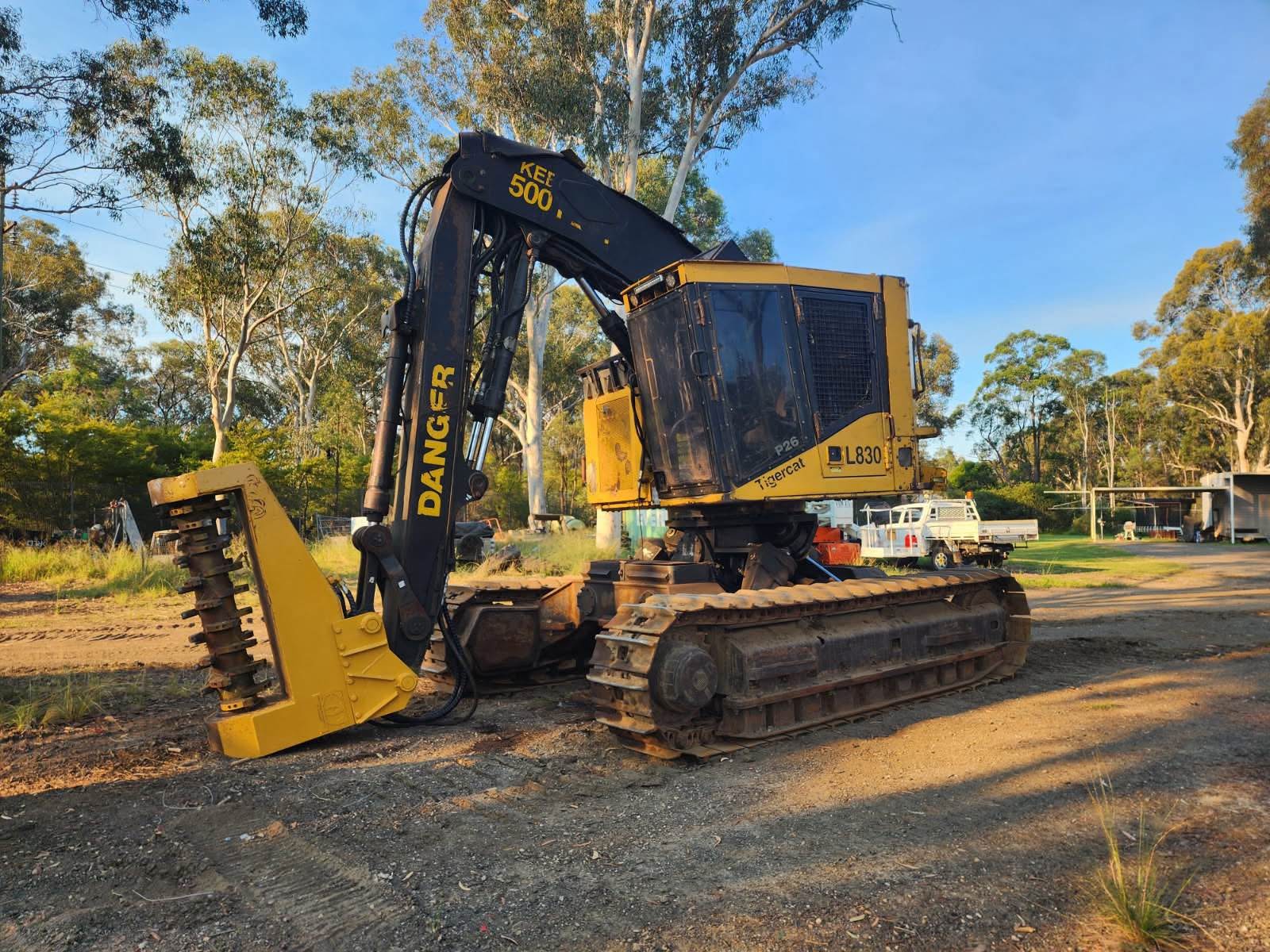 Victor Martelli Facebook ad: tigercat mulcher for hire