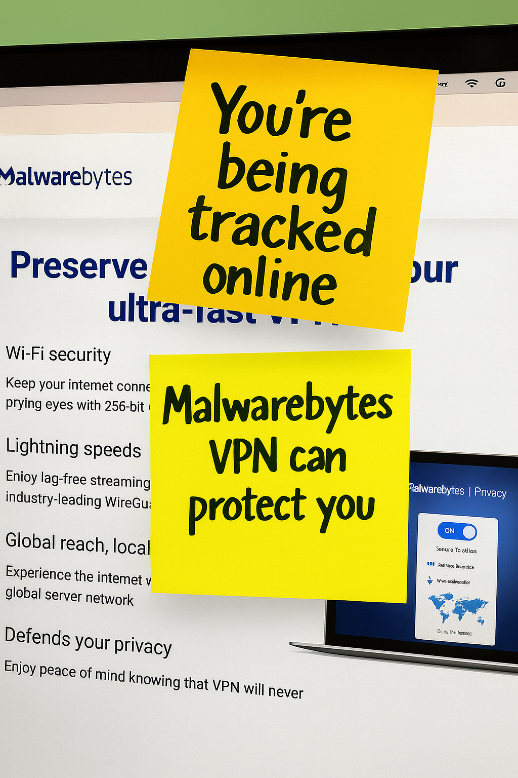 Malwarebytes Facebook ad