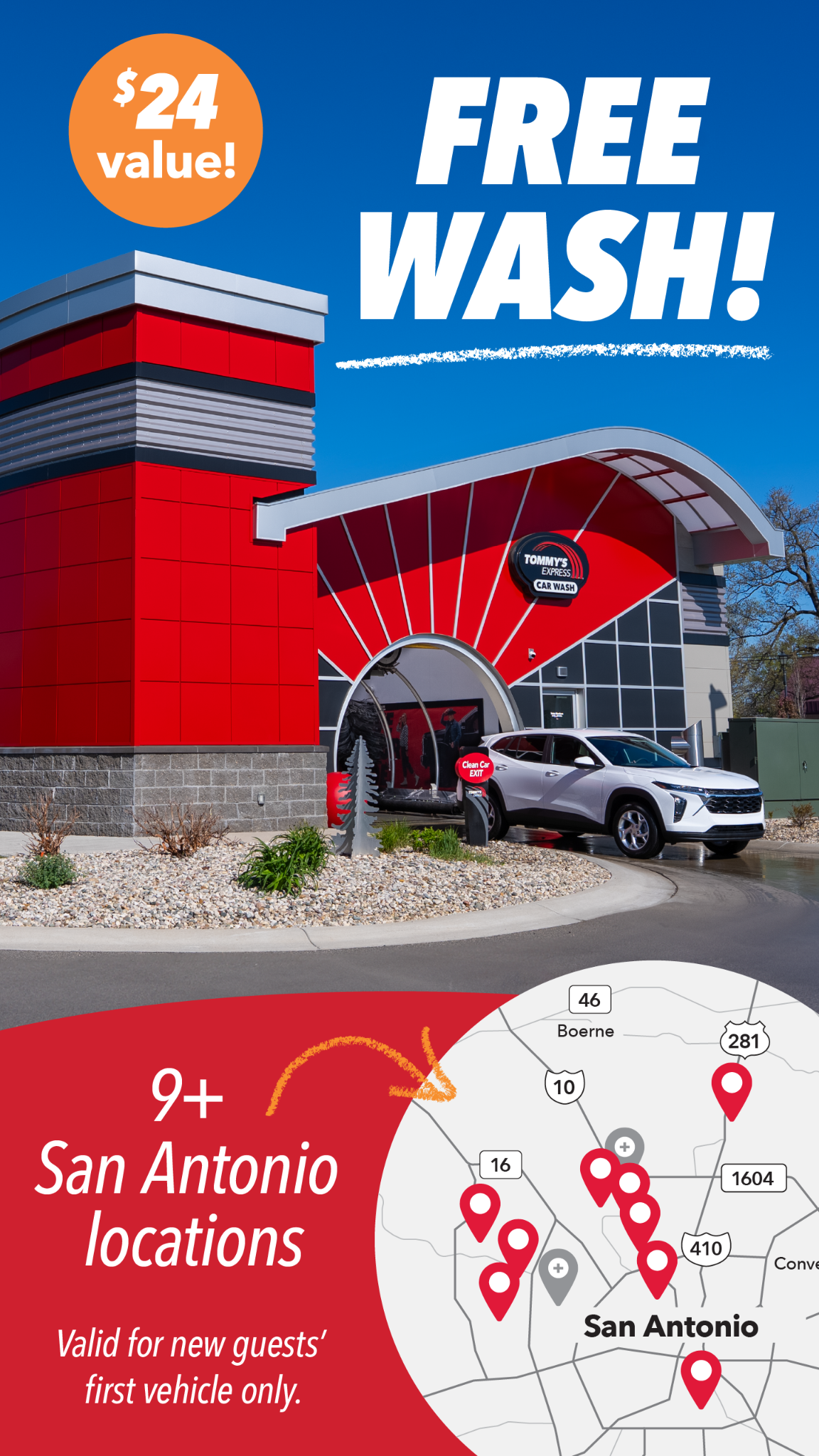 Tommy's Express Car Wash Facebook ad