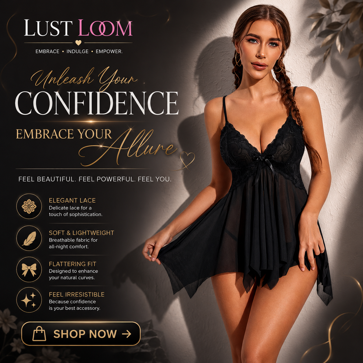 Lustloom Facebook ad