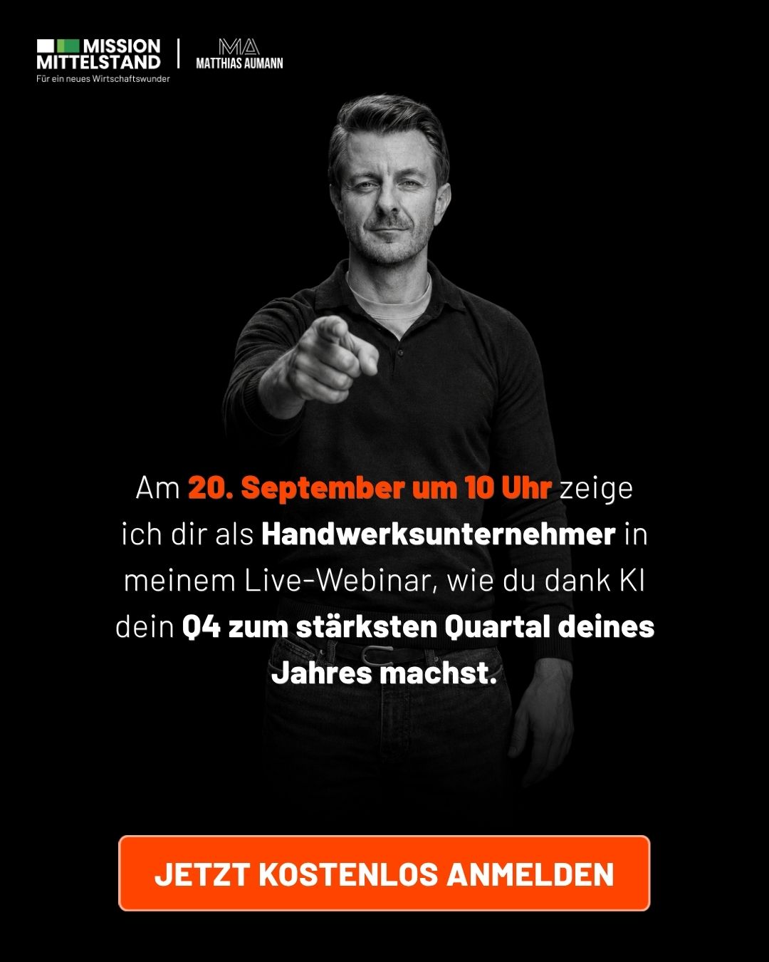 Matthias Aumann Facebook ad