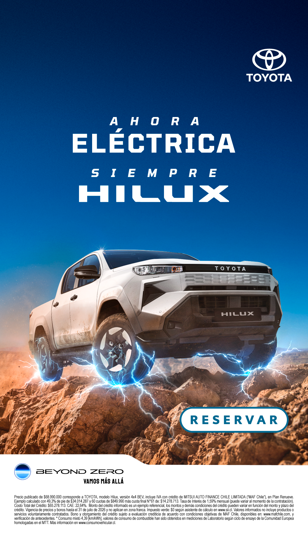 Toyota Chile Facebook ad
