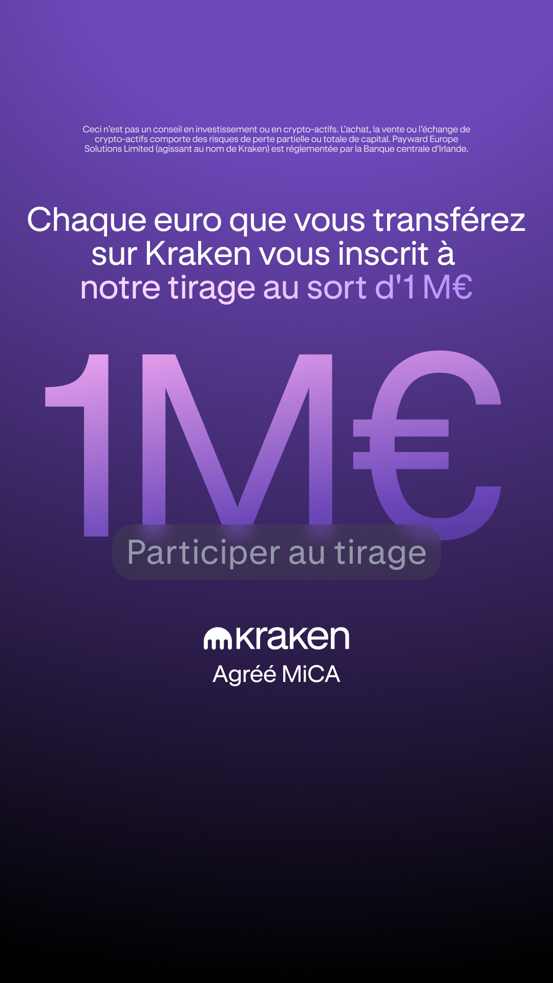 Kraken Digital Asset Exchange Facebook ad