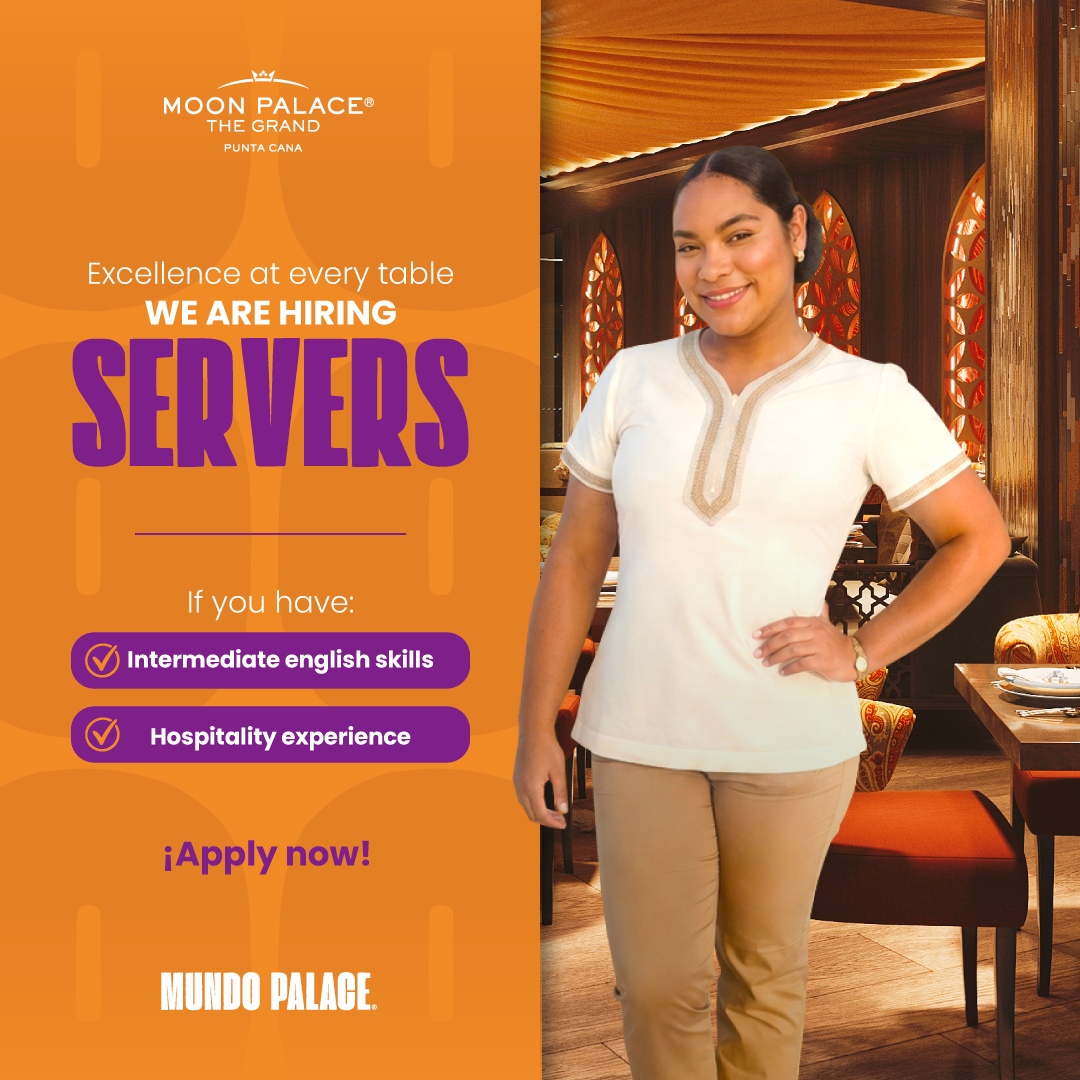 Reclutamiento Moon Palace The Grand Punta Cana Facebook ad: Apply now!