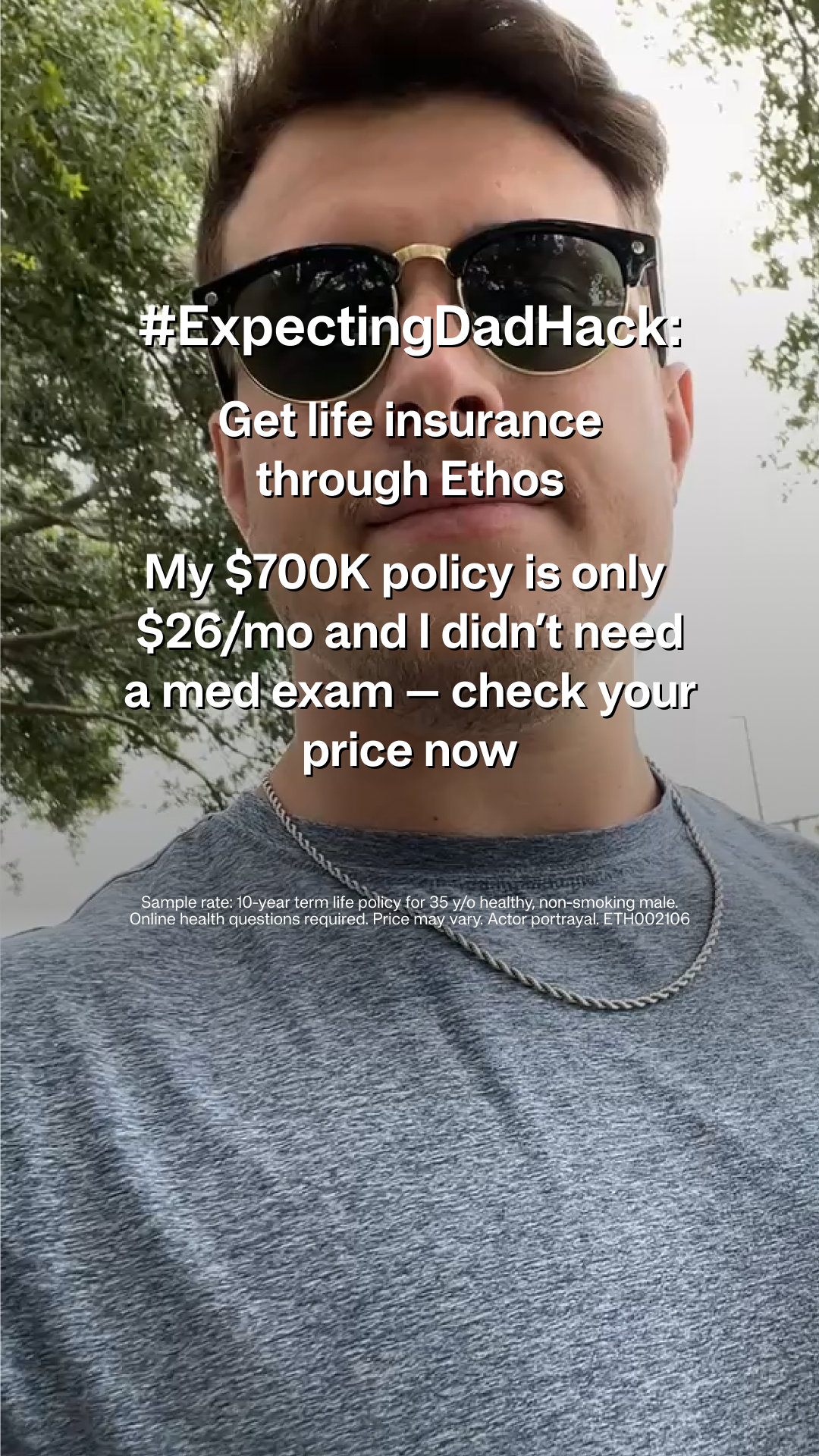 Ethos Facebook ad