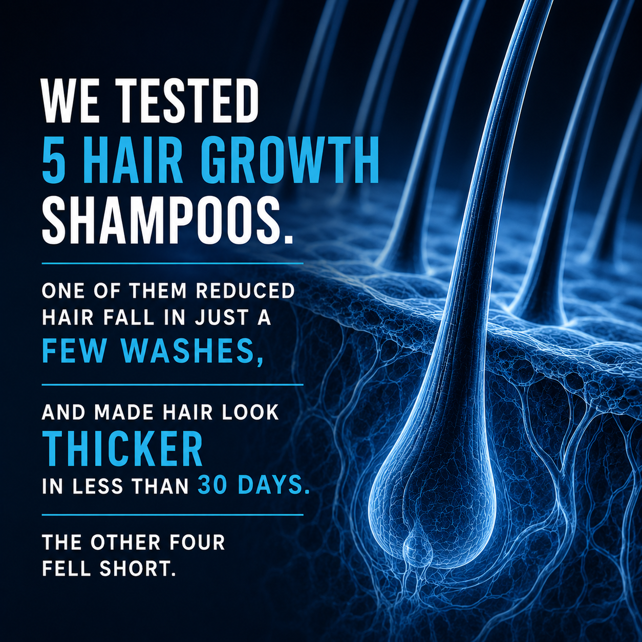 My Hair Journal Facebook ad: The 5 Best Hair Growth Shampoos, Ranked