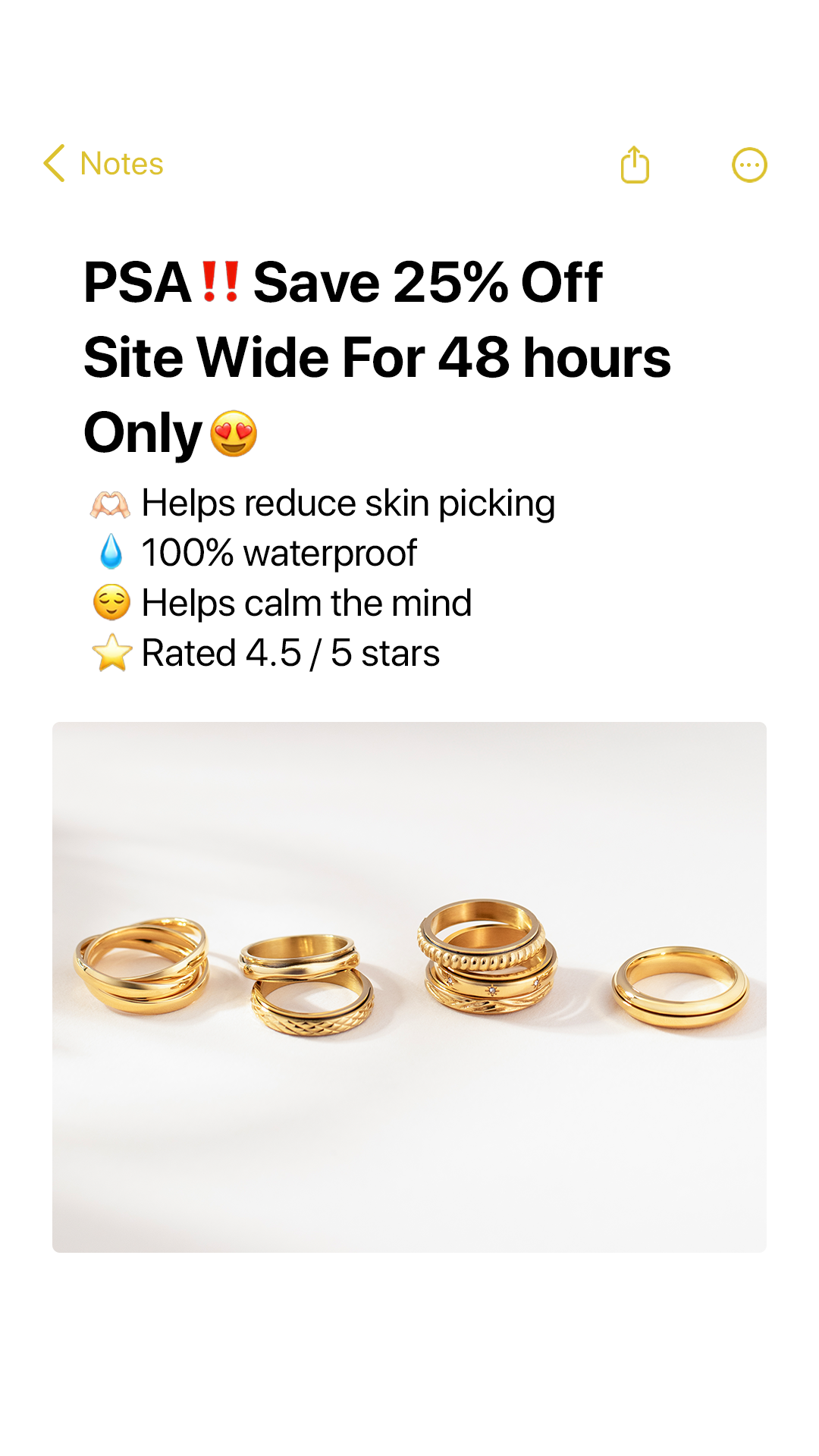 Calm Collective Facebook ad