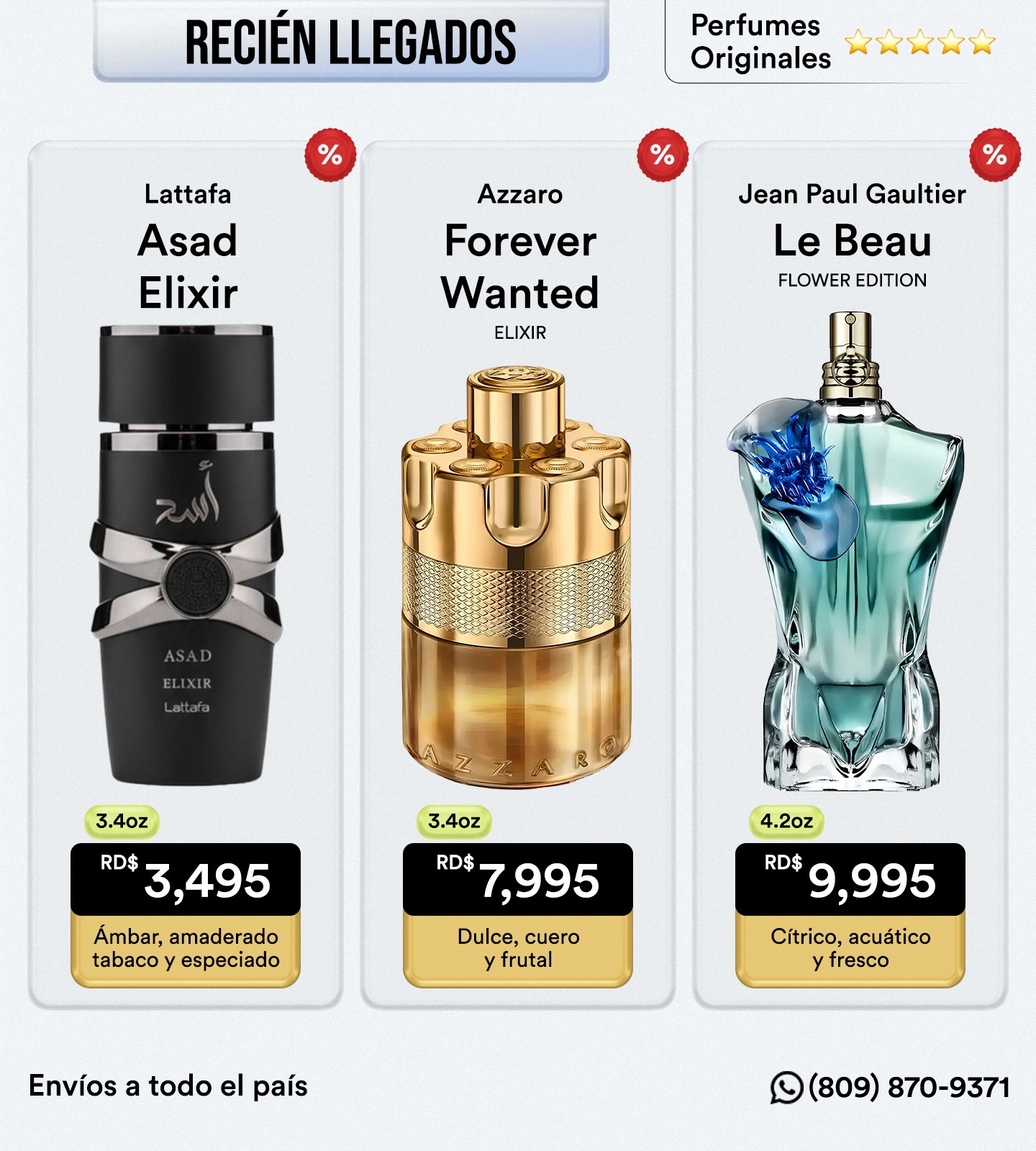 Essentia Fragrance Shop Facebook ad