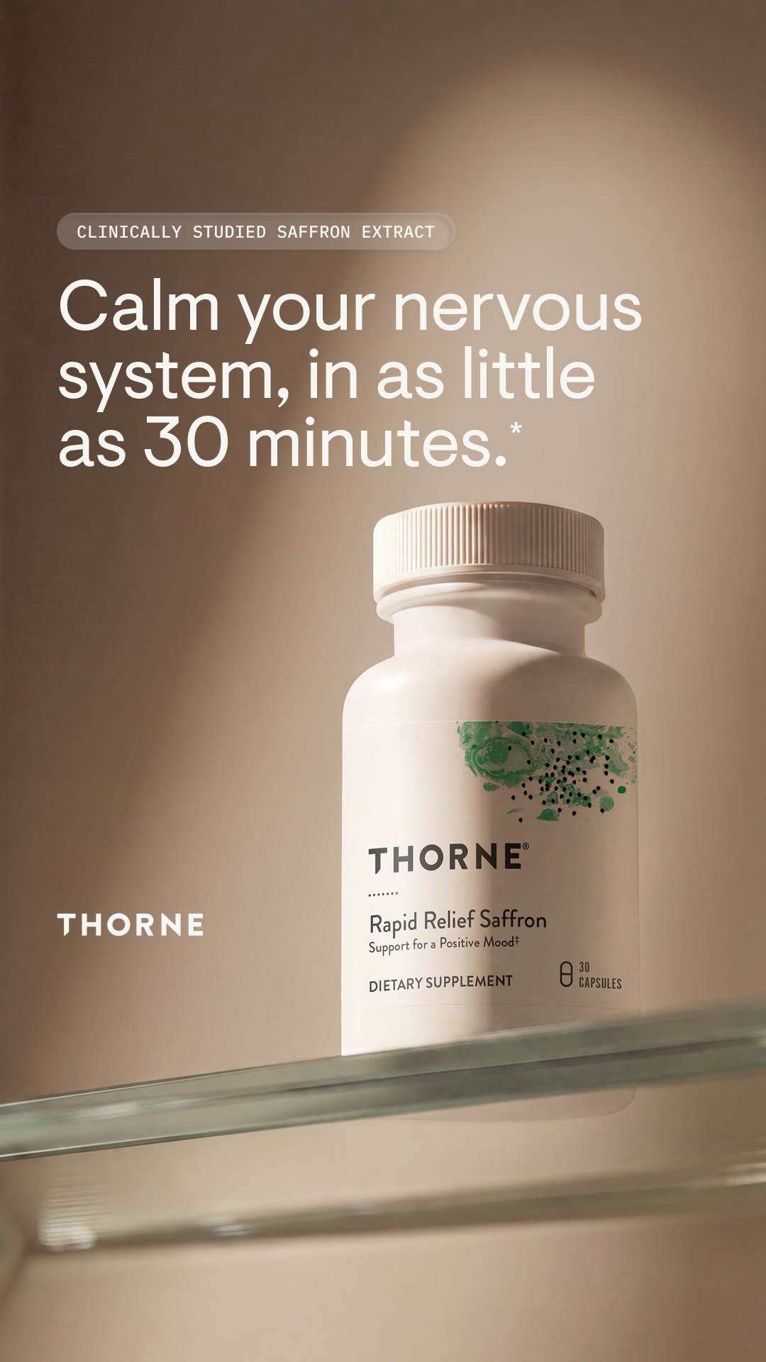 Thorne Facebook ad