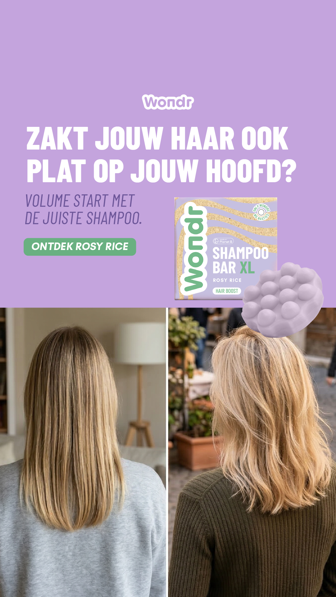 WONDR care Facebook ad