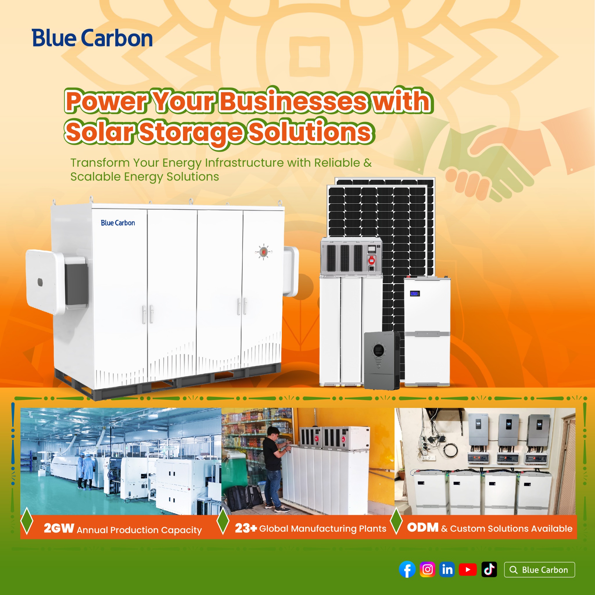 Blue Carbon Power Facebook ad: Central Asia’s clean energy market is expanding fast…