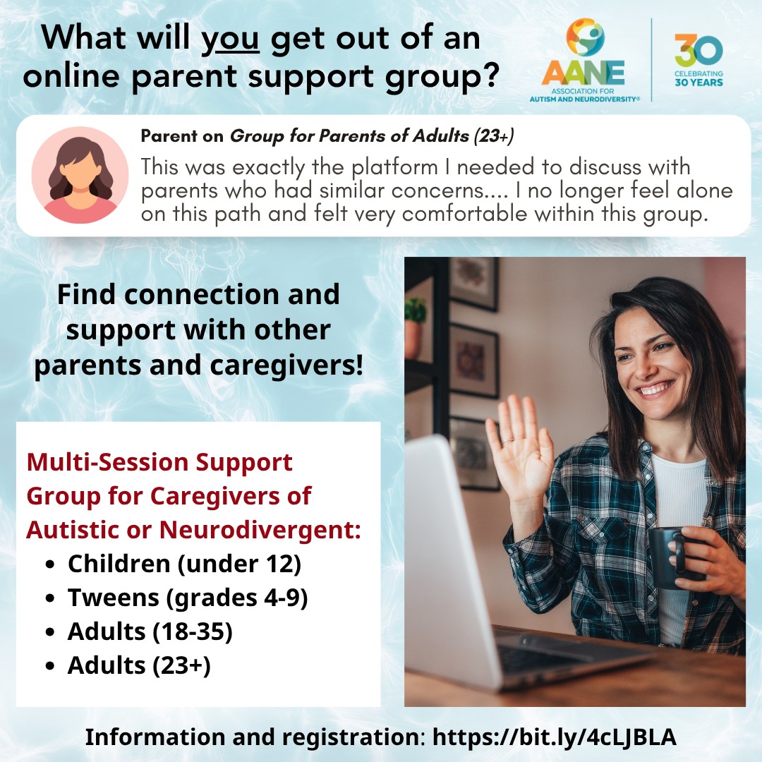 Association for Autism and Neurodiversity Facebook ad